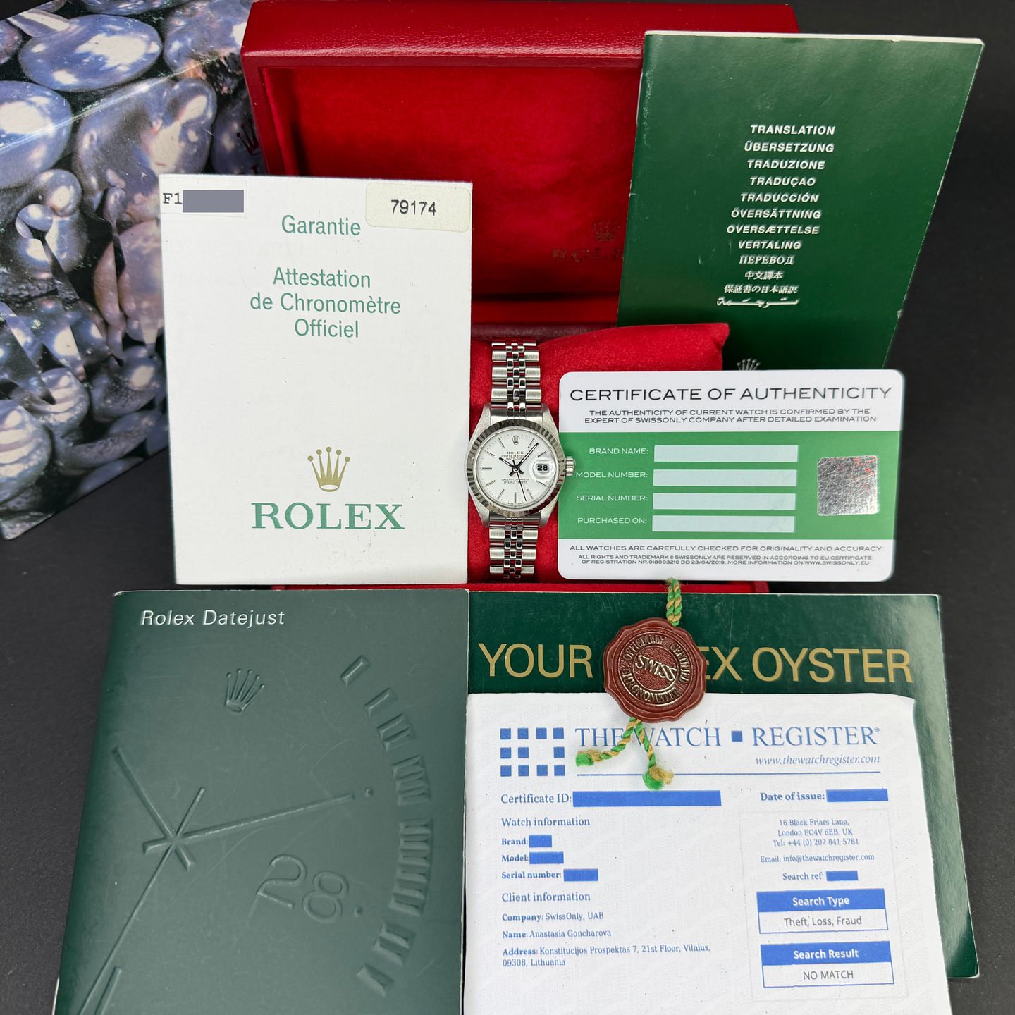 Rolex Lady-Datejust 79174 (2003) - 26 mm Steel case (3/8)