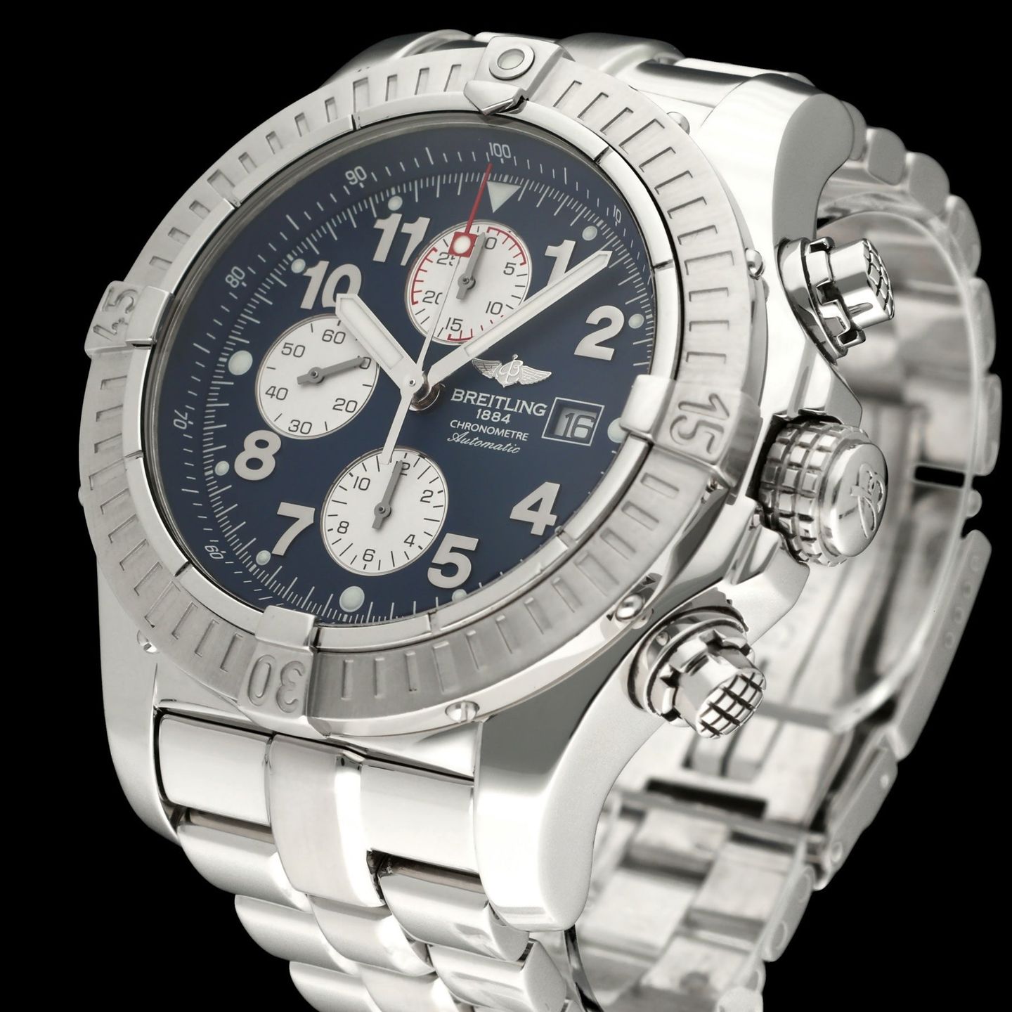 Breitling Super Avenger A13370 (2005) - 48 mm Steel case (7/8)