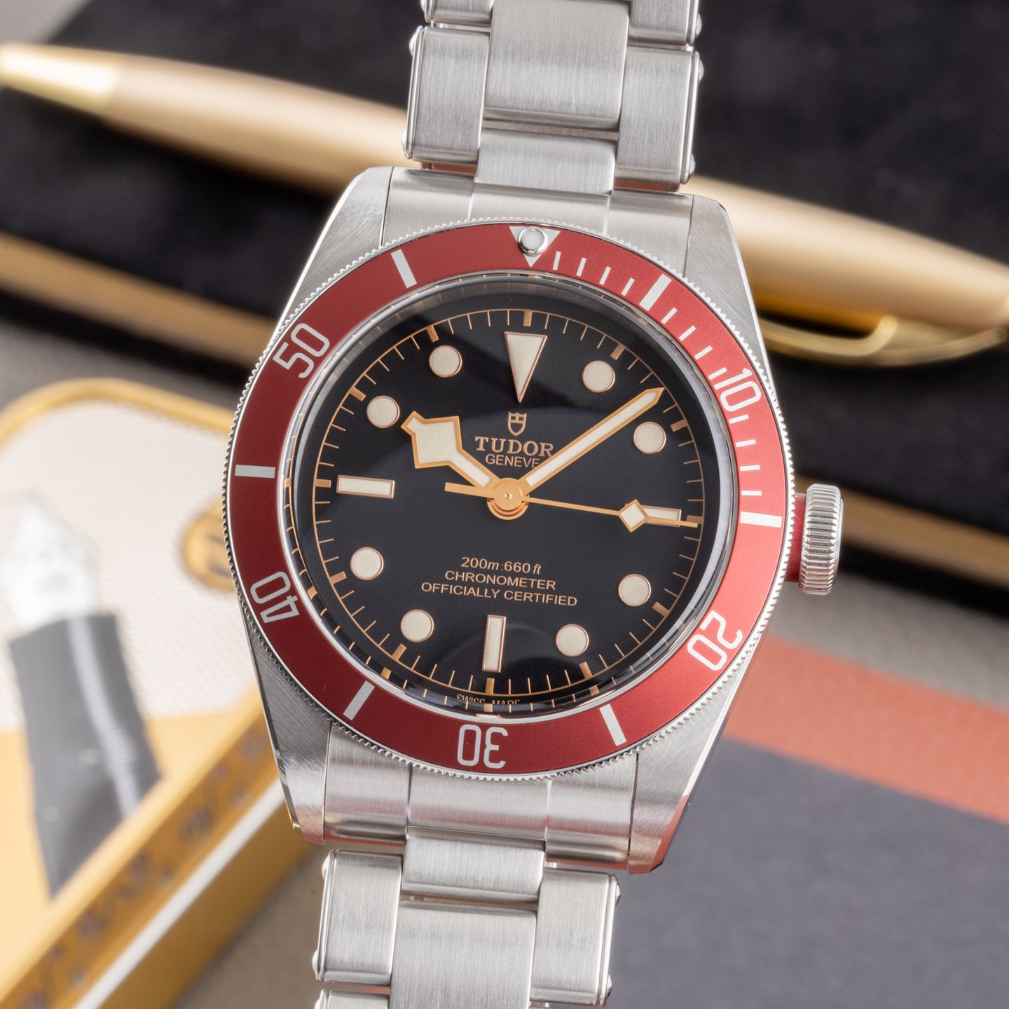 Tudor Black Bay 79230R (2021) - Zwart wijzerplaat 41mm Staal (1/8)