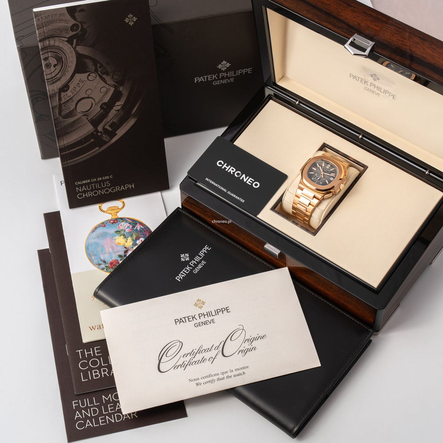Patek Philippe Nautilus 5980/1R-001 (2013) - Black dial 41 mm Rose Gold case (8/8)