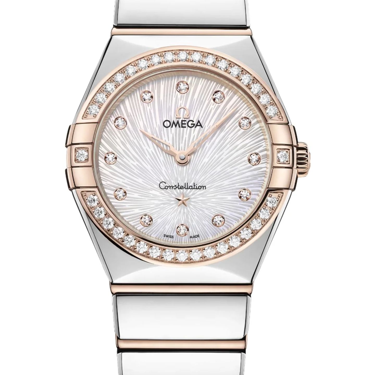 Omega Constellation 131.25.28.60.55.003 (2026) - Wit wijzerplaat 28mm Goud/Staal (1/1)