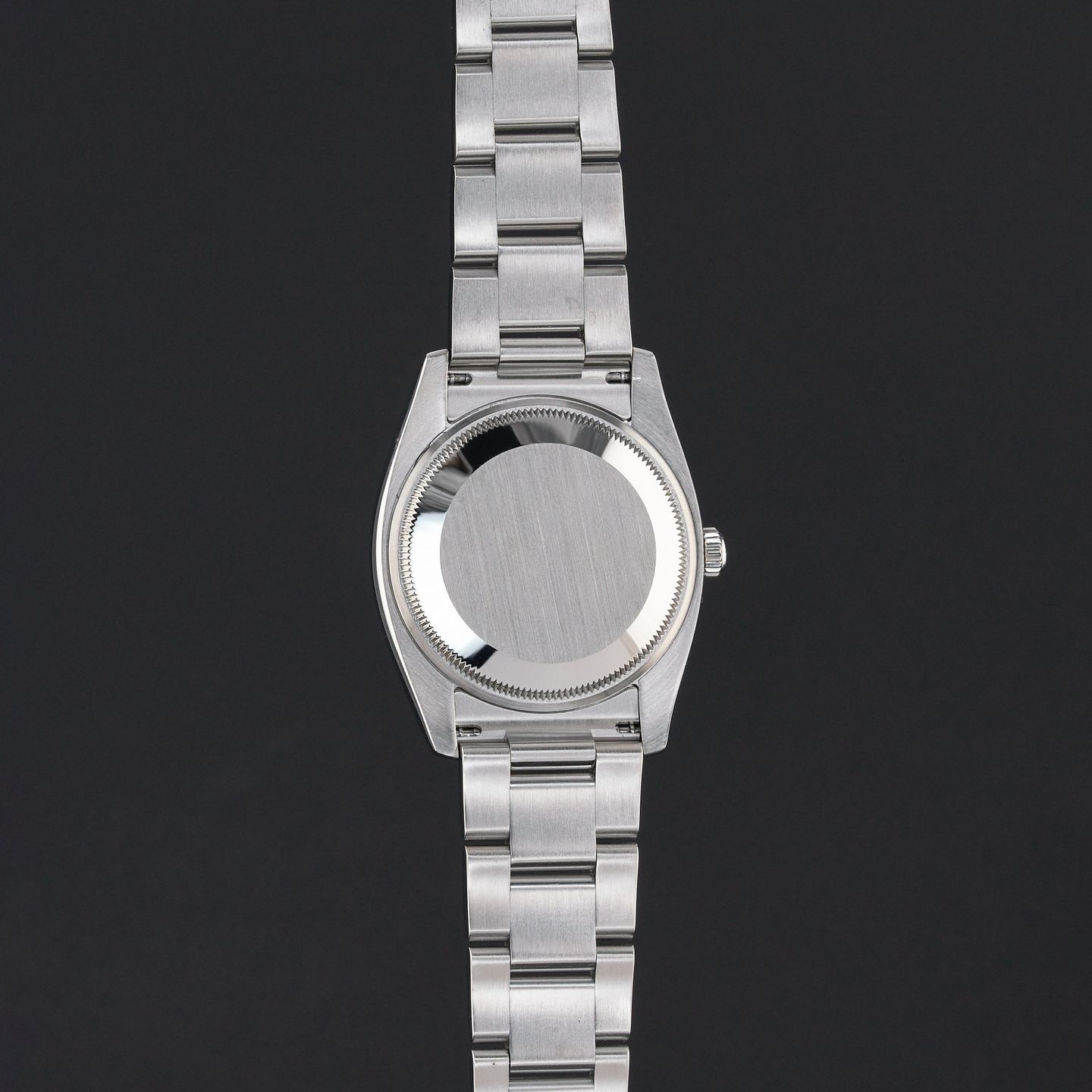 Rolex Oyster Perpetual Date 115234 (2008) - Black dial 34 mm Steel case (7/8)