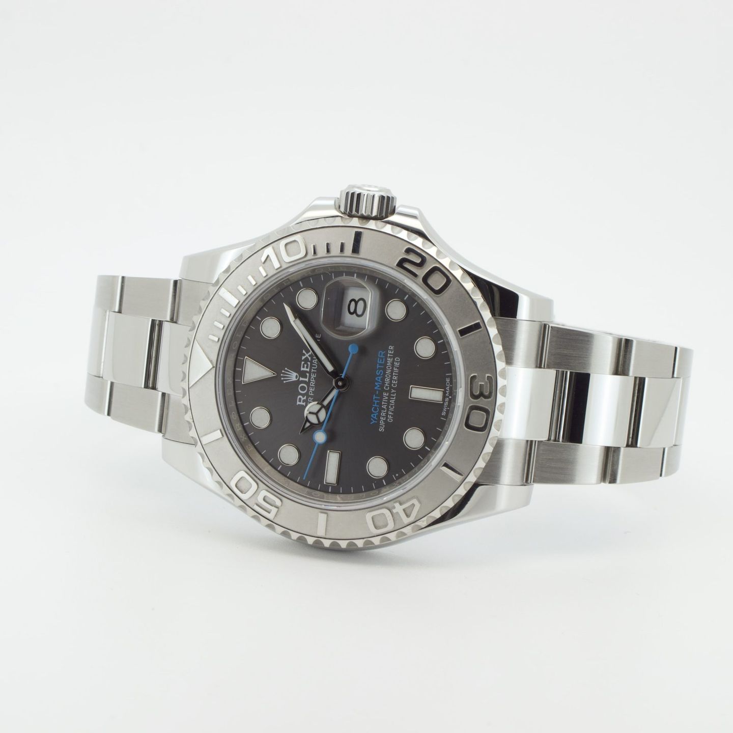 Rolex Yacht-Master 40 116622 (2018) - Grey dial 40 mm Steel case (3/8)