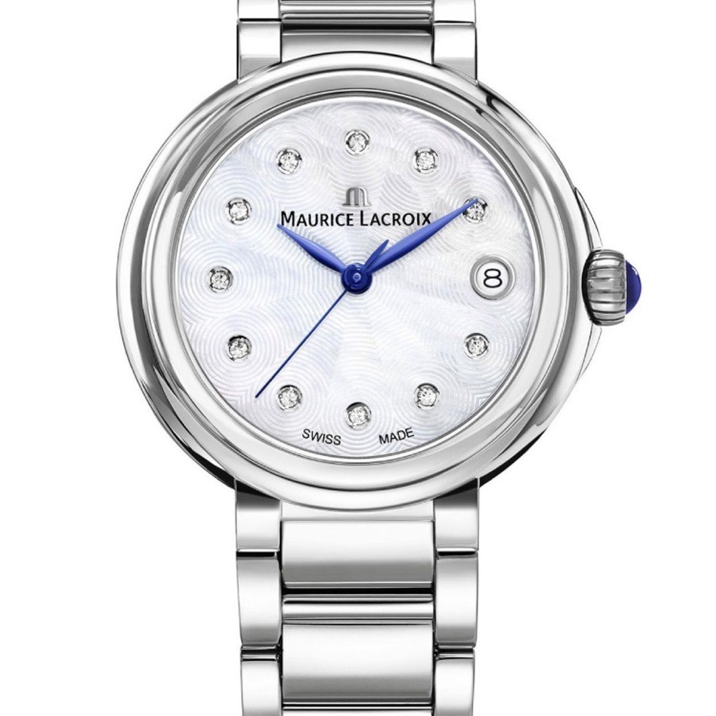 Maurice Lacroix Fiaba FA1084-SS002-170-1 (2023) - Pearl dial 32 mm Steel case (1/3)