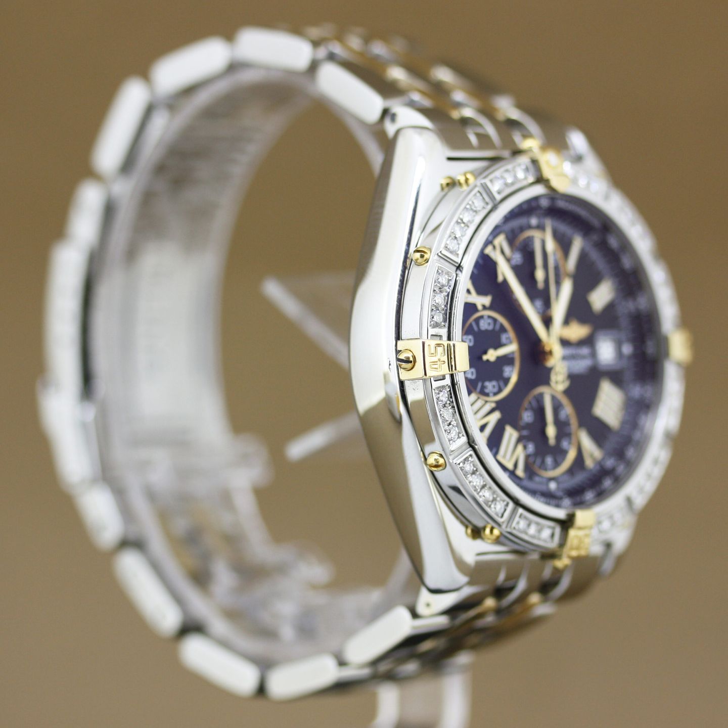 Breitling Crosswind Racing B13055 (1998) - Black dial 43 mm Steel case (5/8)