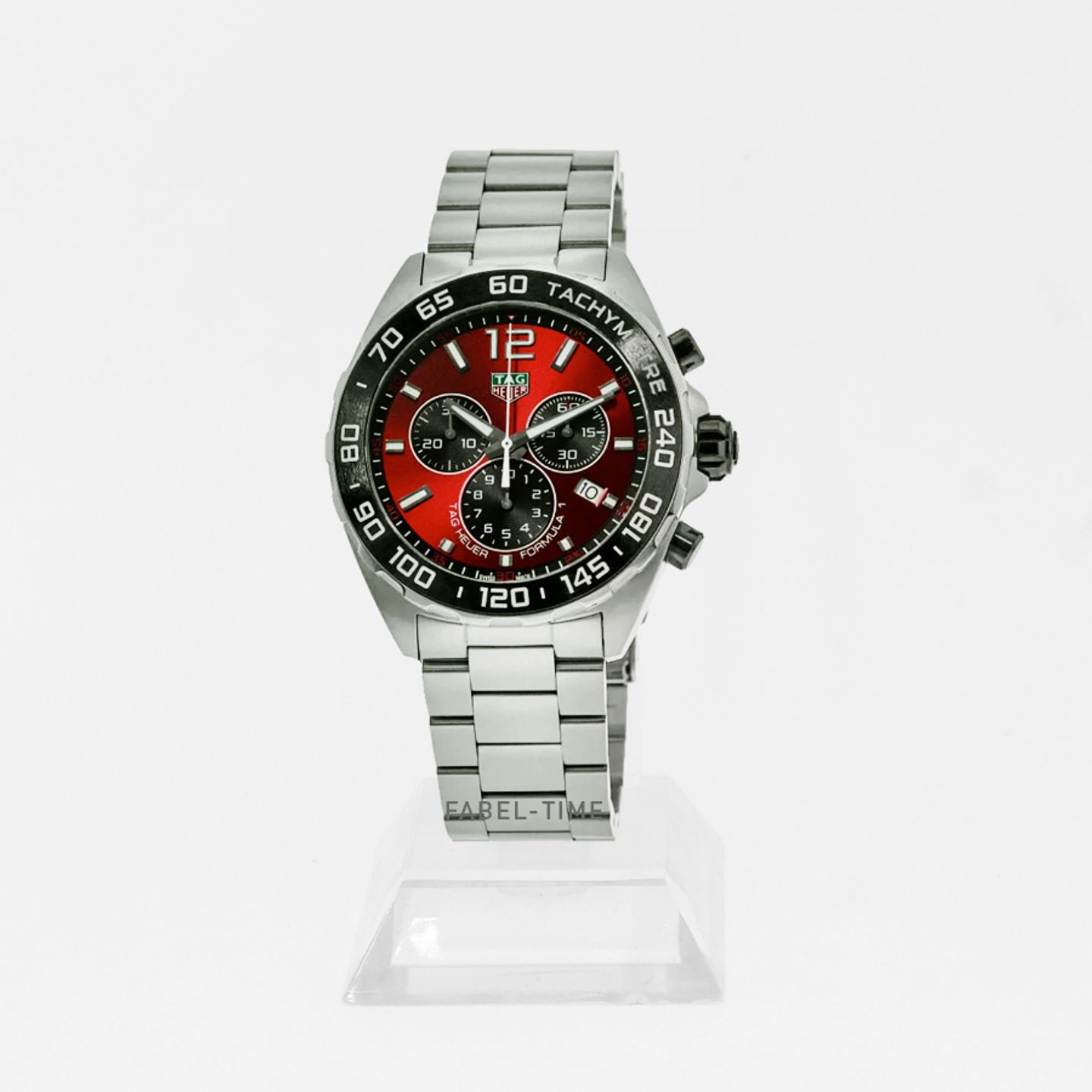 TAG Heuer Formula 1 Quartz CAZ101AN.BA0842 (2024) - Rood wijzerplaat 43mm Staal (1/1)