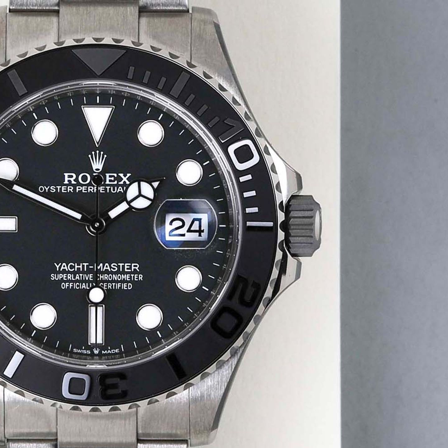 Rolex Yacht-Master 42 226627 (2024) - Zwart wijzerplaat 42mm Titanium (5/8)