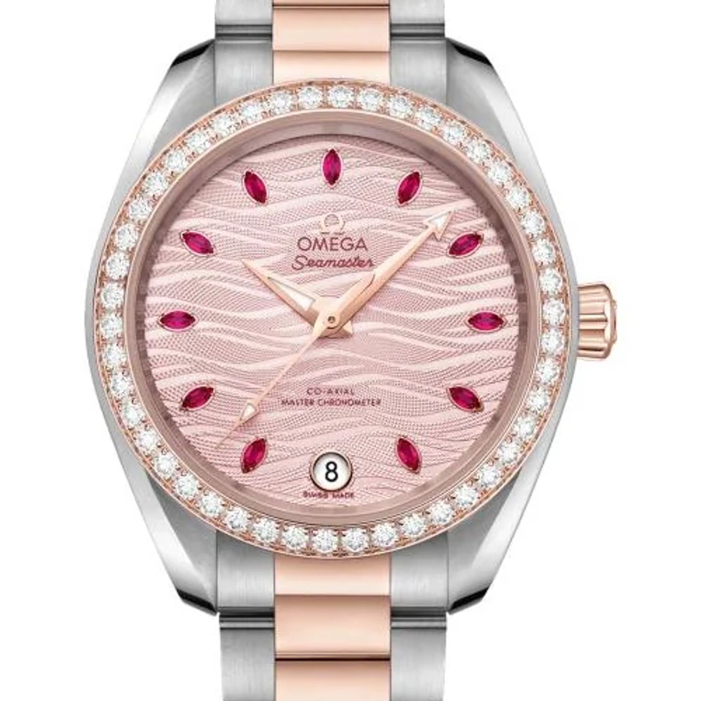 Omega Seamaster Aqua Terra 220.25.34.20.60.001 (2026) - Roze wijzerplaat 34mm Staal (1/1)