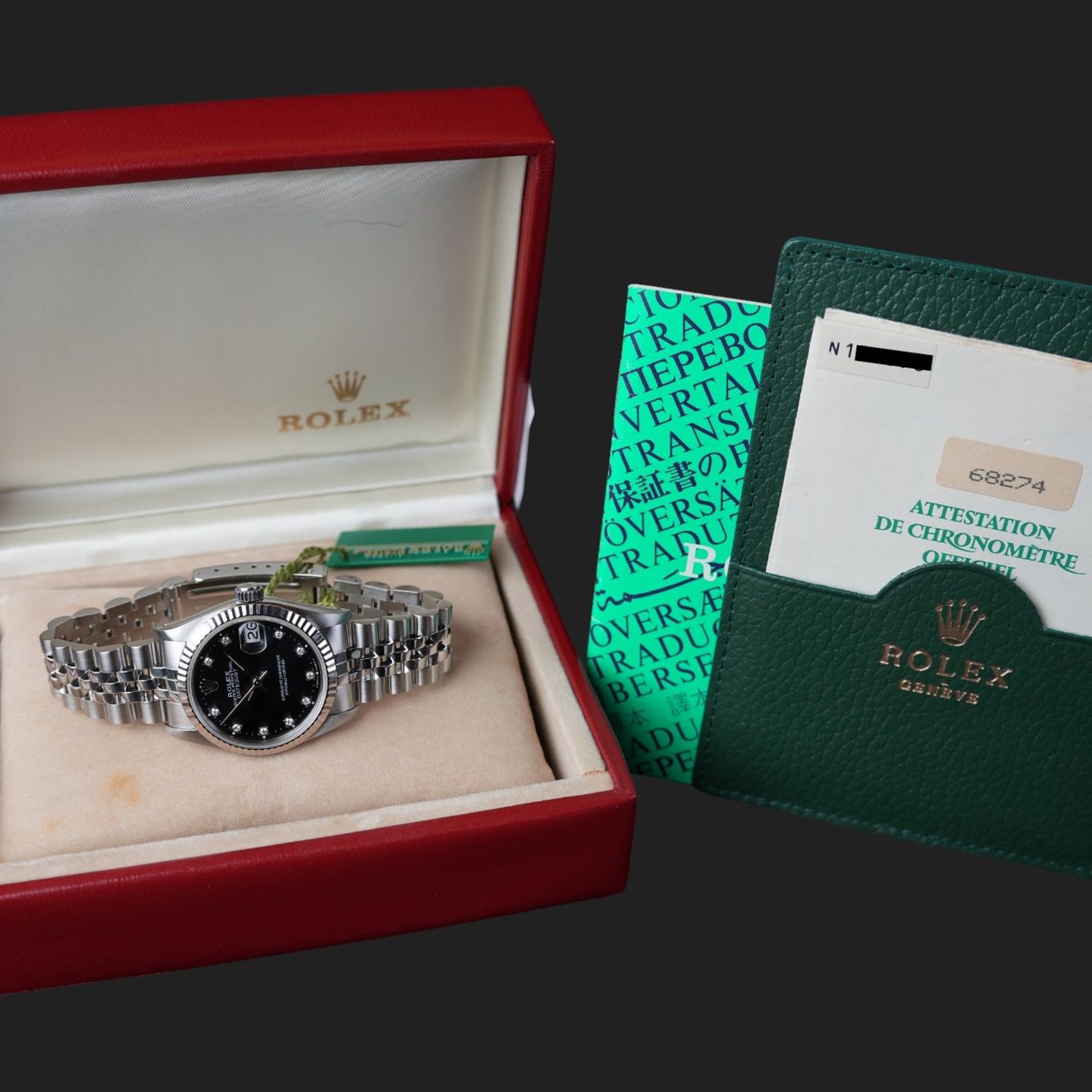 Rolex Datejust 31 68274 (1996) - 31mm Staal (8/8)