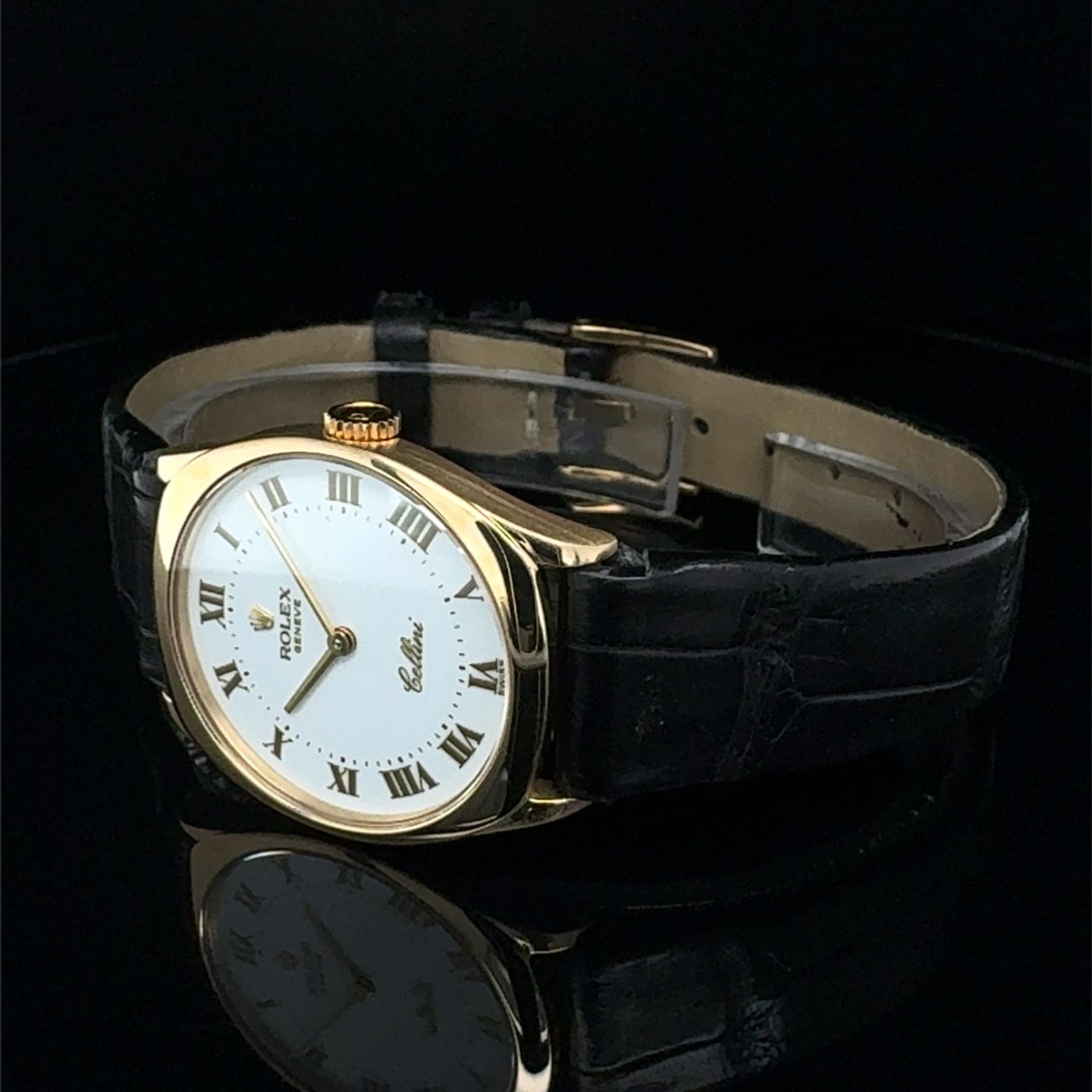 Rolex Cellini 4129 (1991) - 25mm Geelgoud (5/8)