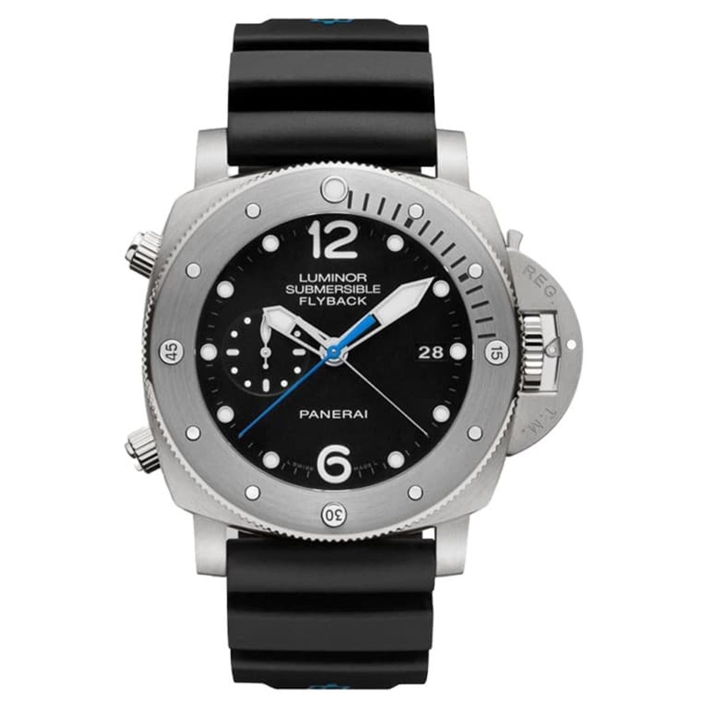 Panerai Luminor Submersible 1950 3 Days Automatic PAM00614 (2022) - Zwart wijzerplaat 47mm Titanium (1/1)