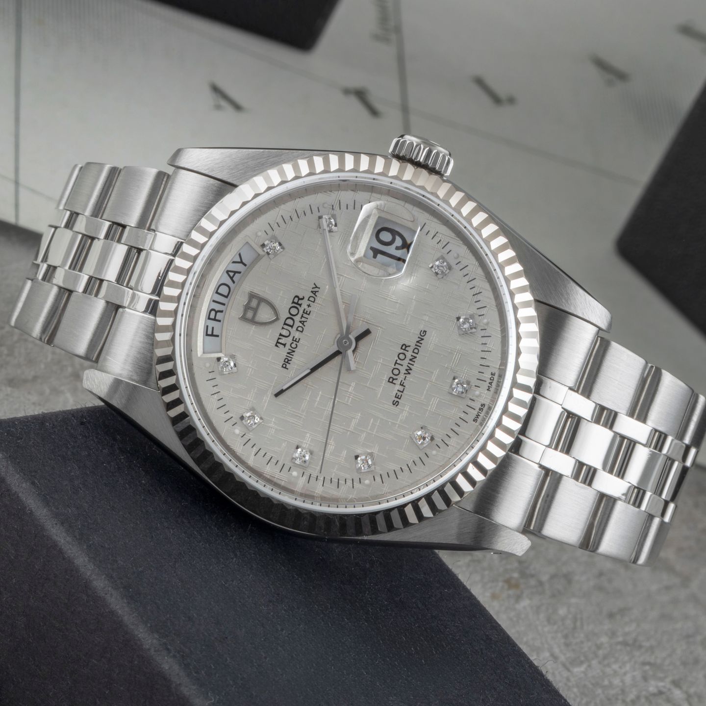 Tudor Prince Date 76214 (Unknown (random serial)) - 36 mm Steel case (2/8)