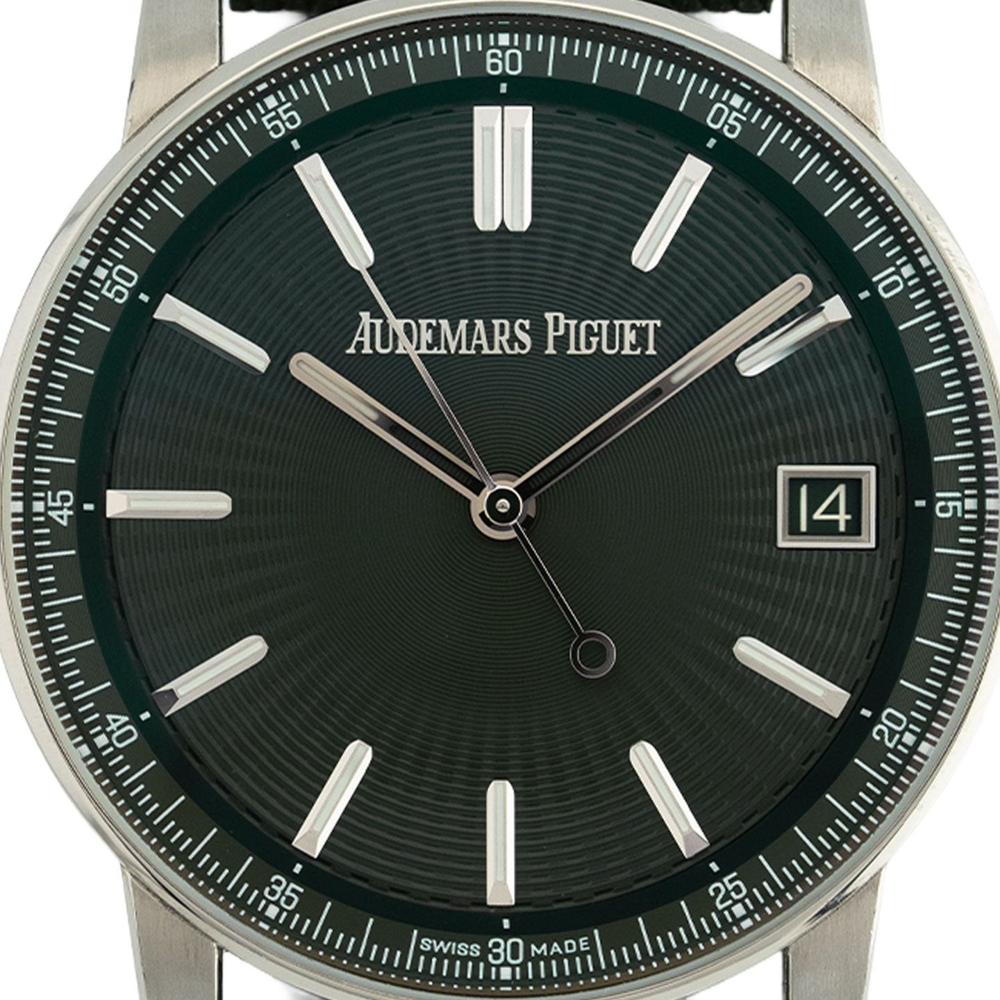 Audemars Piguet CODE 11.59 15210ST.OO.A056KB.01 (Onbekend (willekeurig serienummer)) - Groen wijzerplaat 41mm Staal (2/7)