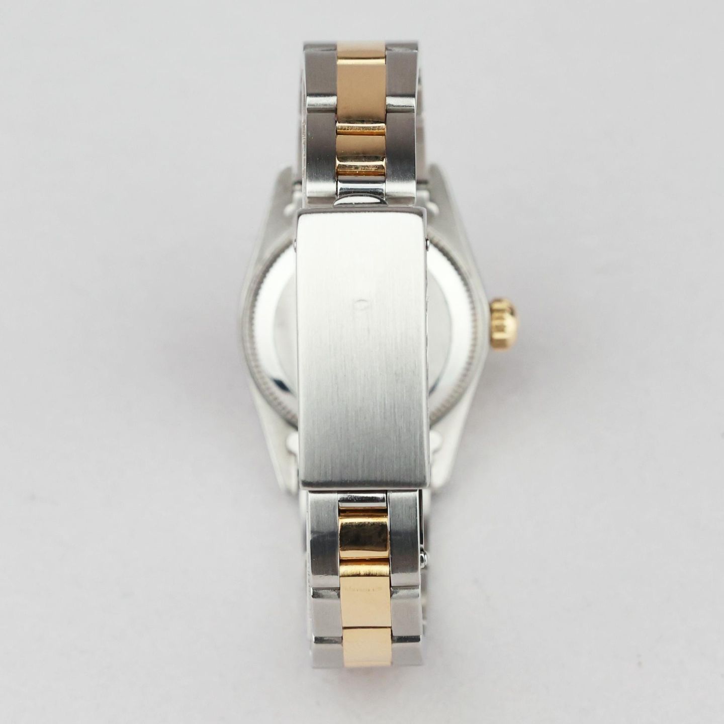 Rolex Oyster Perpetual 67193 (Onbekend (willekeurig serienummer)) - Champagne wijzerplaat 26mm Goud/Staal (7/7)