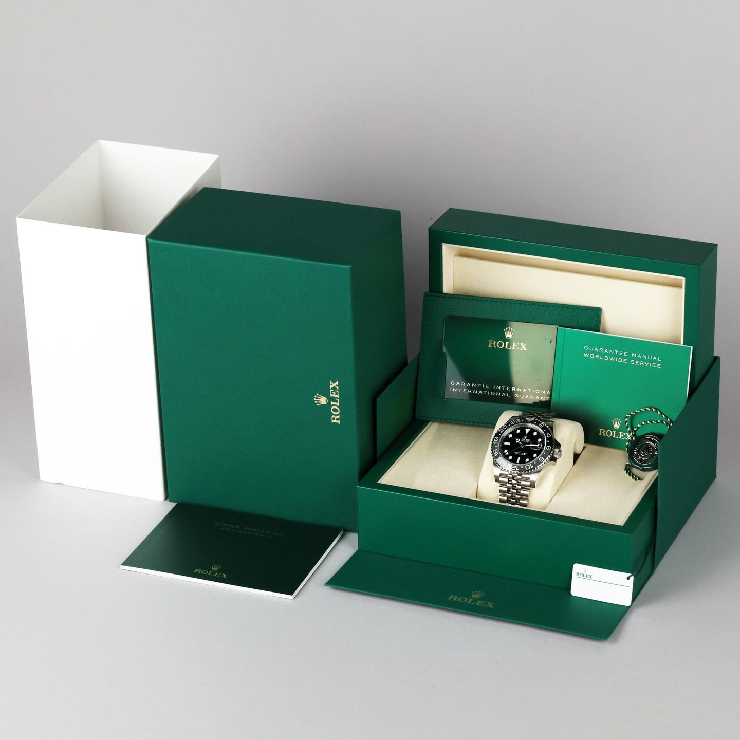 Rolex GMT-Master II 126710GRNR (2026) - Zwart wijzerplaat 40mm Staal (8/8)