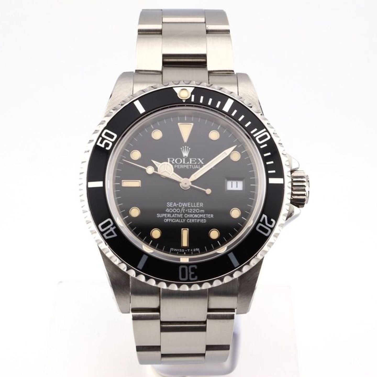 Rolex Sea-Dweller 16660 (1988) - Zwart wijzerplaat 40mm Staal (1/1)