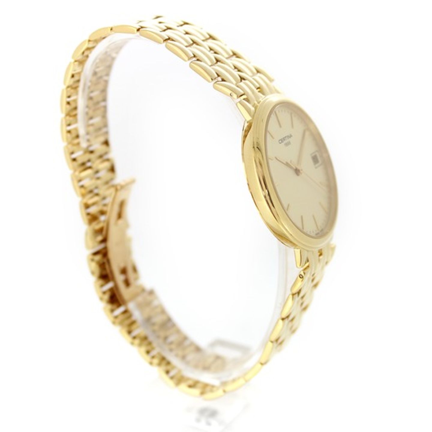 Certina Unknown 15891396800E (2006) - Gold dial 33 mm Yellow Gold case (6/6)