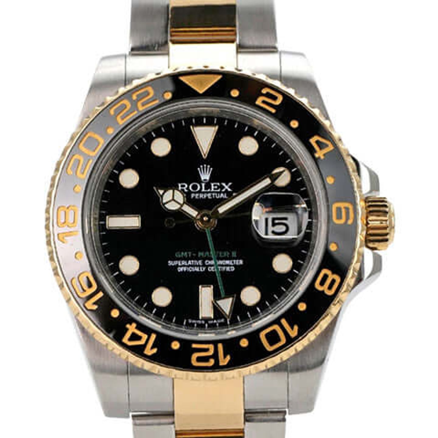 Rolex GMT-Master II 116713LN (2008) - 40mm Goud/Staal (1/8)