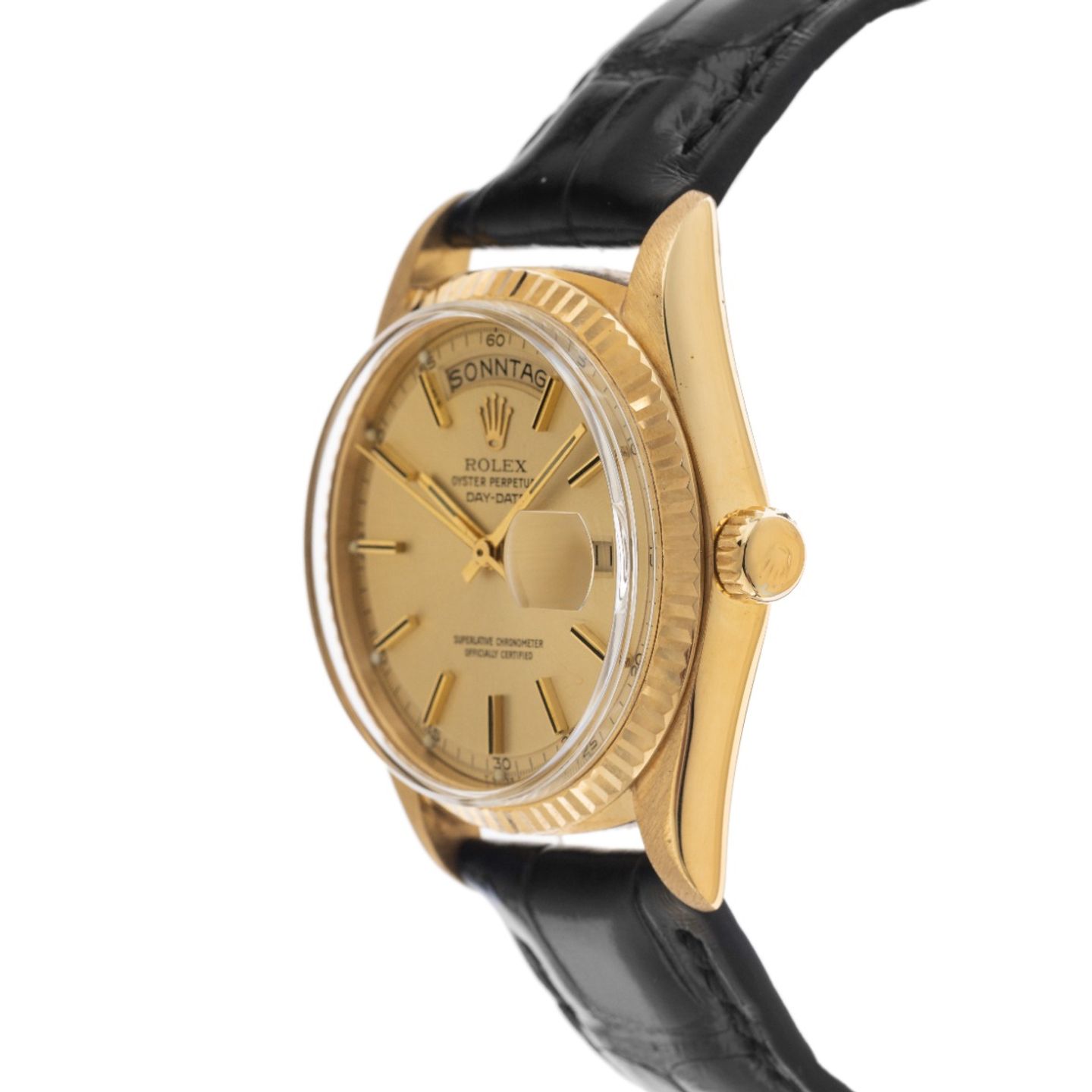 Rolex Day-Date 1803 (1976) - Champagne wijzerplaat 36mm Geelgoud (4/8)