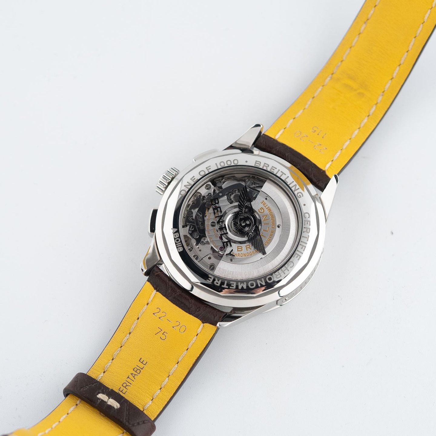 Breitling Premier AB01181A1Q1X1 (2023) - Brons wijzerplaat 42mm Staal (6/8)