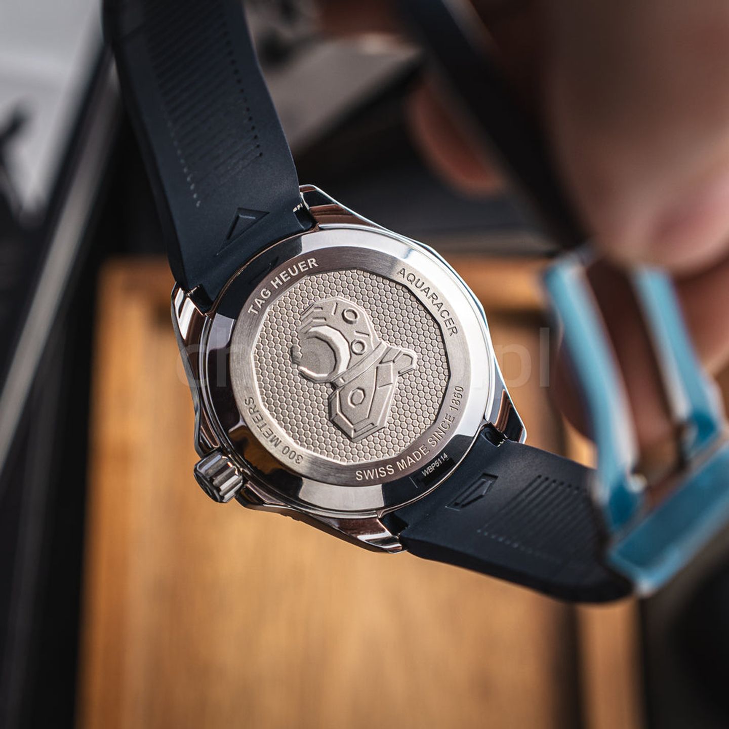 TAG Heuer Aquaracer 300M WBP5114.FT6259 (2025) - Blue dial 42 mm Steel case (7/8)