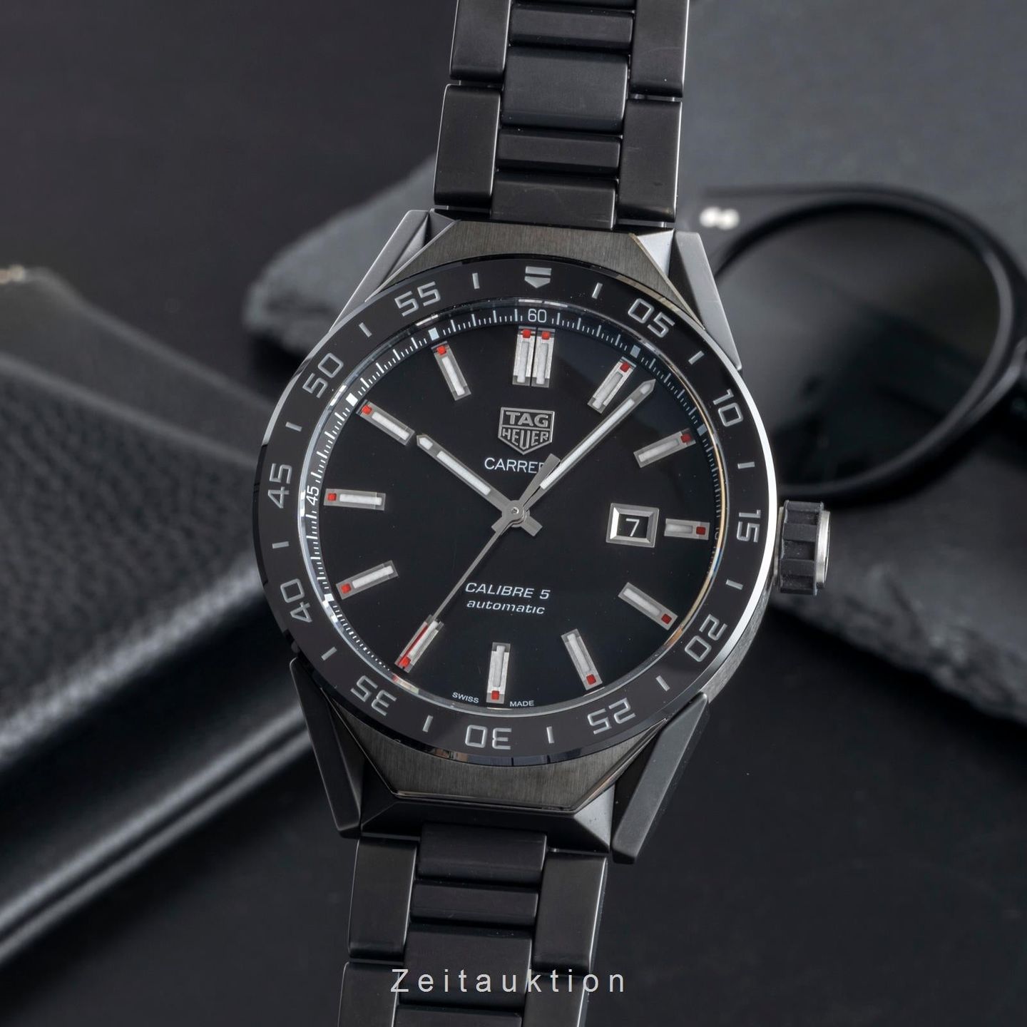 TAG Heuer Carrera Calibre HEUER 01 CAR201AA.BA0714 (2019) - White dial 43 mm Steel case (1/8)