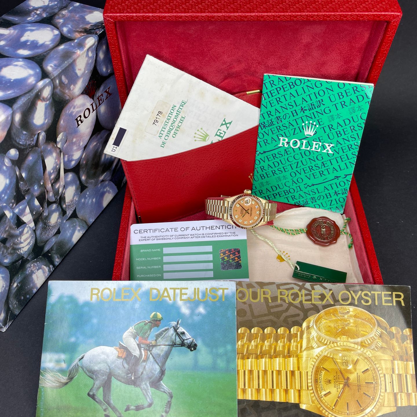 Rolex Lady-Datejust 79178 (1997) - 26 mm Yellow Gold case (2/7)
