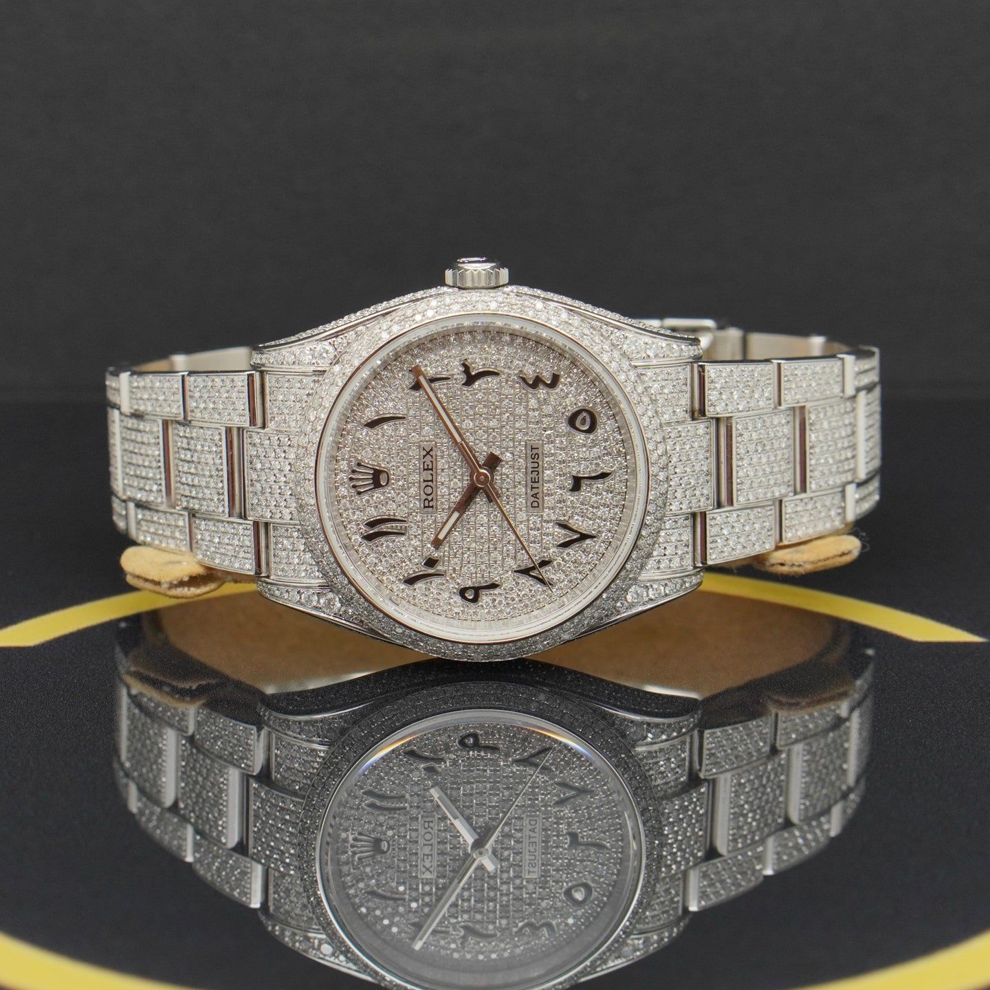 Rolex Oyster Perpetual 36 126000 (2023) - Diamant wijzerplaat 36mm Staal (4/7)