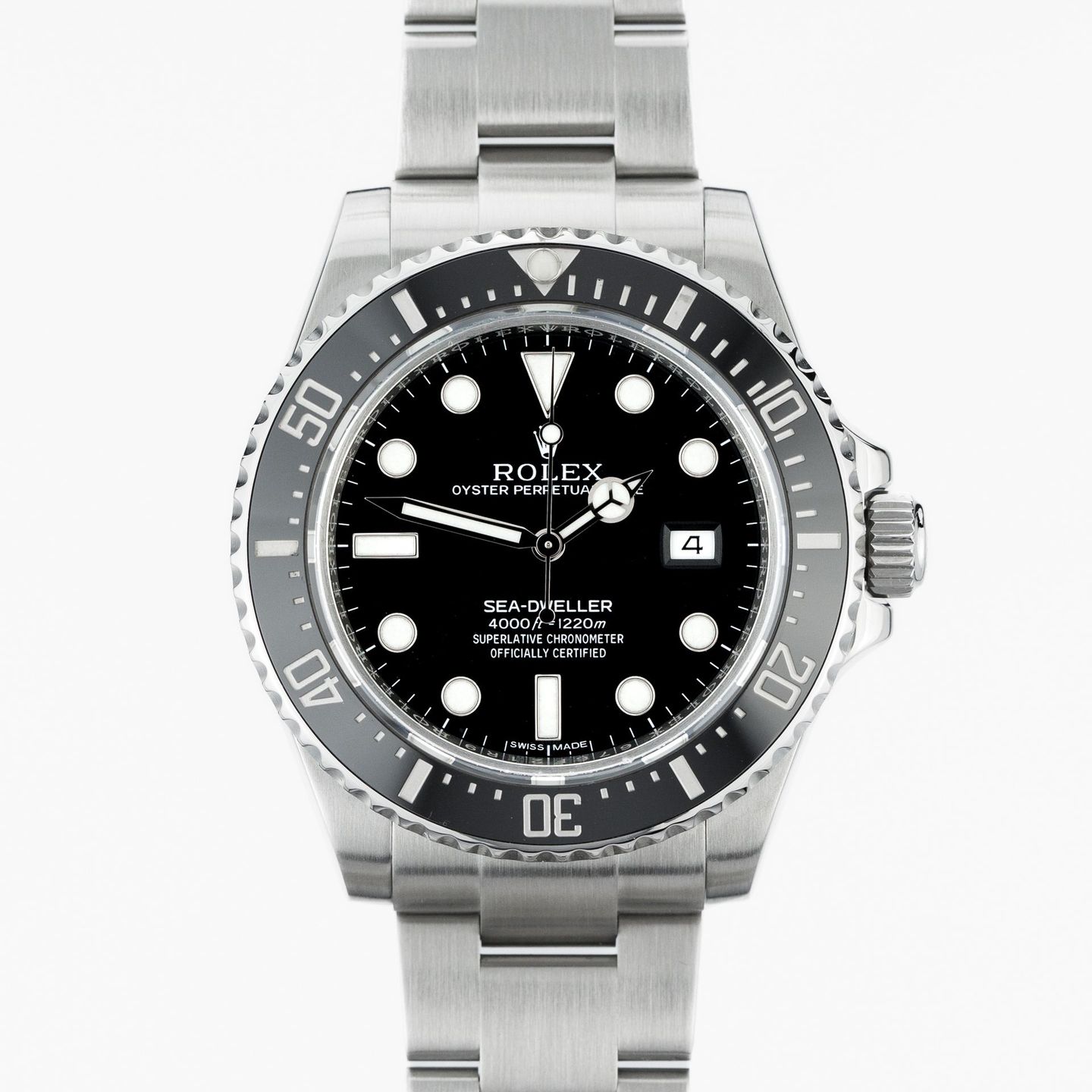 Rolex Sea-Dweller 4000 116600 (Onbekend (willekeurig serienummer)) - Zwart wijzerplaat 40mm Staal (1/7)