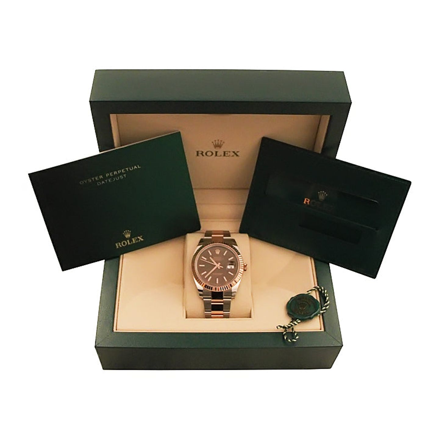 Rolex Datejust 41 126331 (2026) - Brown dial 41 mm Gold/Steel case (5/5)