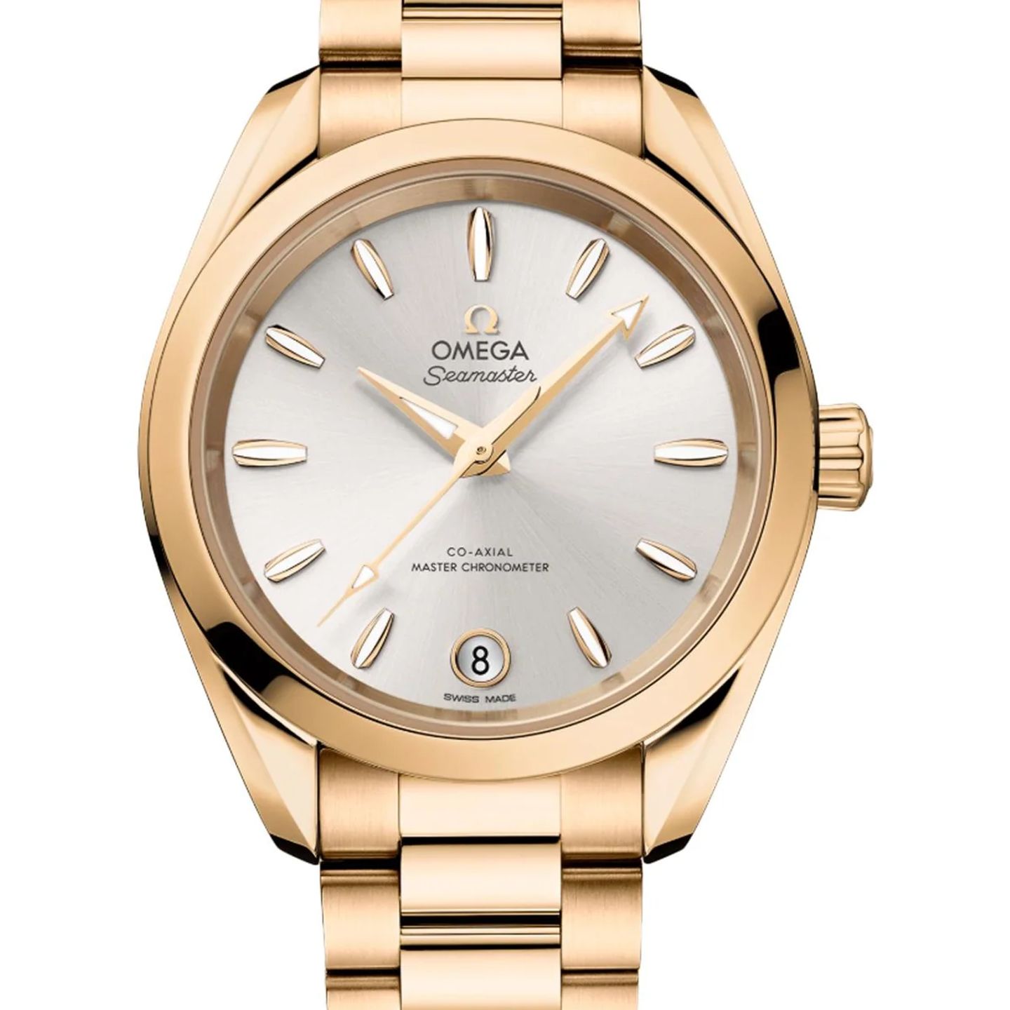 Omega Seamaster Aqua Terra 220.50.34.20.02.001 (2026) - Zilver wijzerplaat 34mm Geelgoud (1/1)