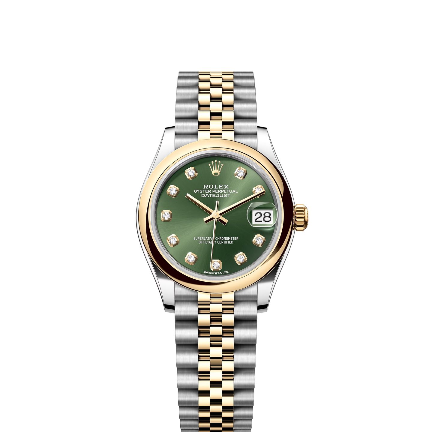 Rolex Datejust 31 278243 (2024) - Green dial 31 mm Steel case (1/1)