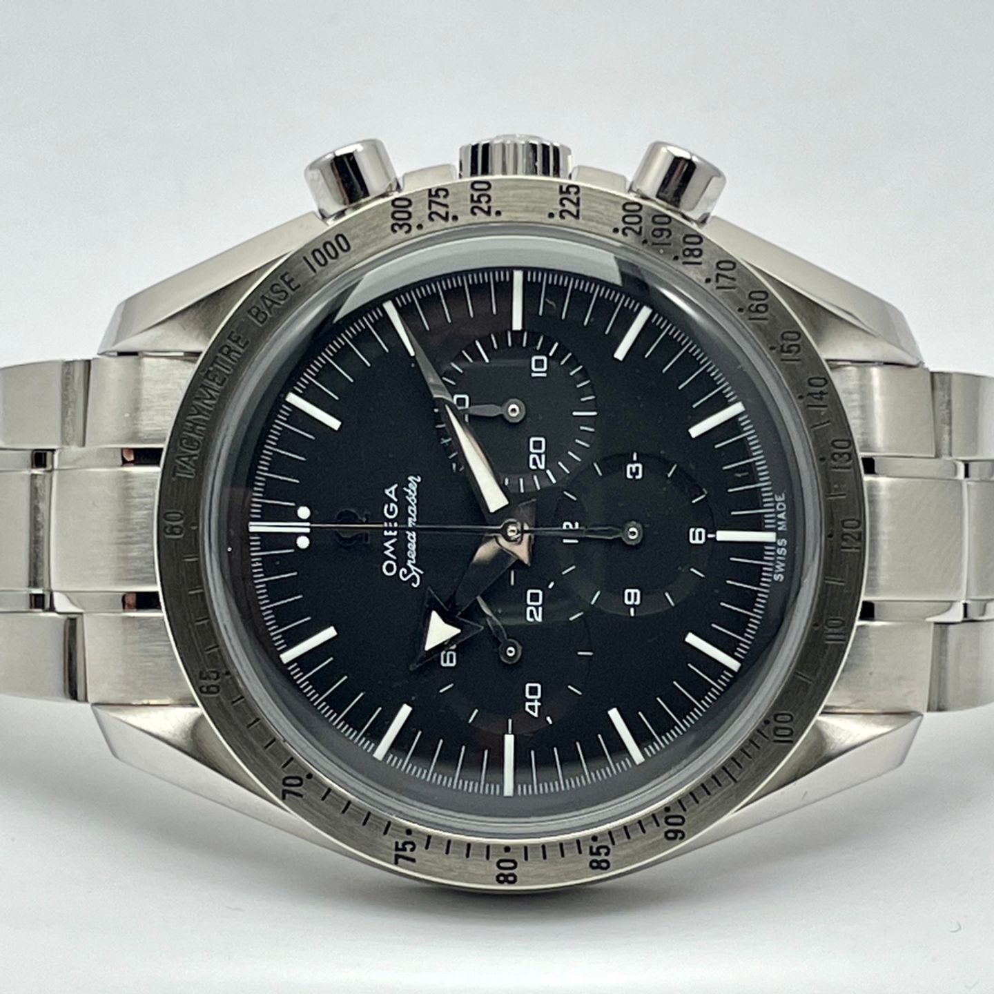 Omega Speedmaster Broad Arrow 3594.50.00 (1985) - Black dial 42 mm Steel case (2/10)