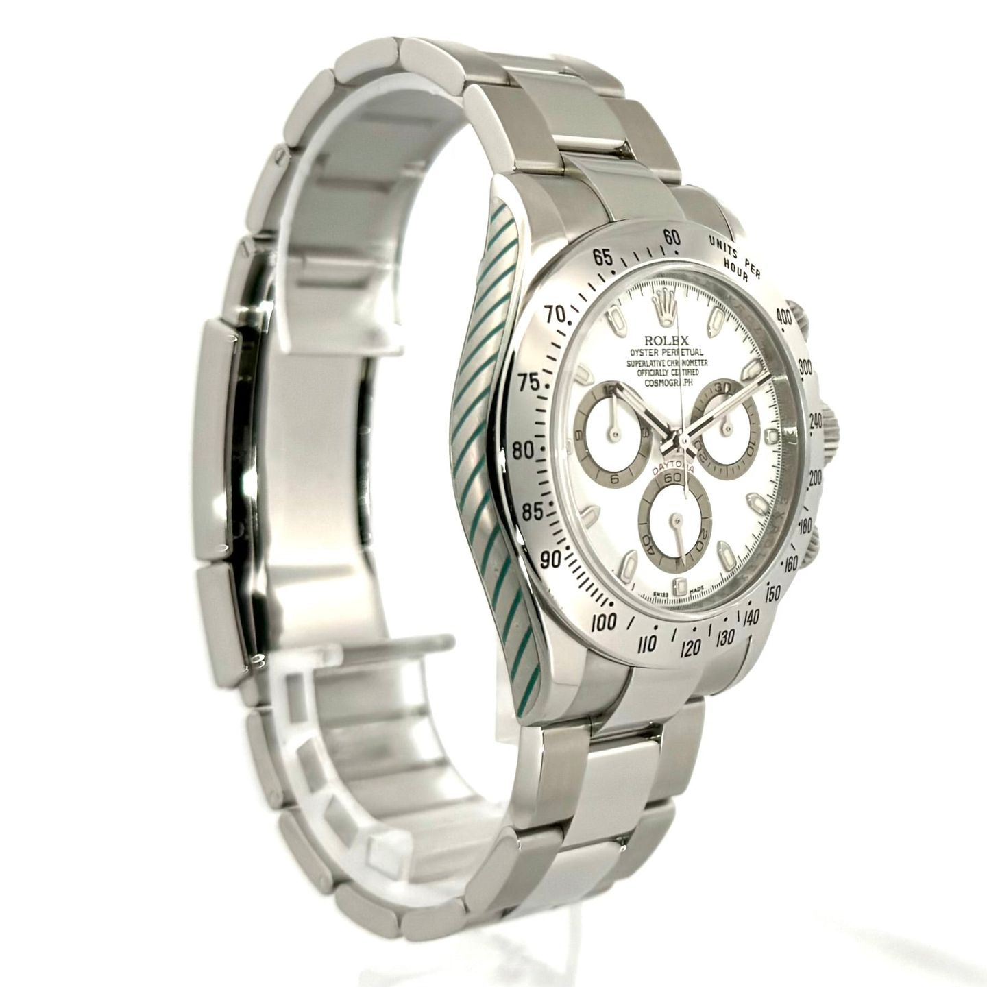 Rolex Daytona 116520 (2009) - Wit wijzerplaat 40mm Staal (3/7)