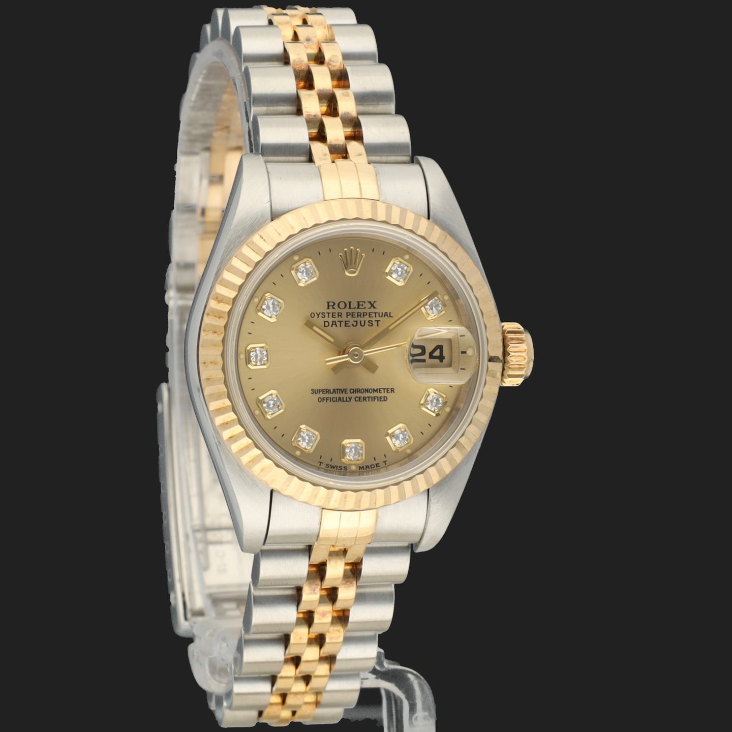 Rolex Lady-Datejust 69173 (1995) - 26mm Goud/Staal (4/8)