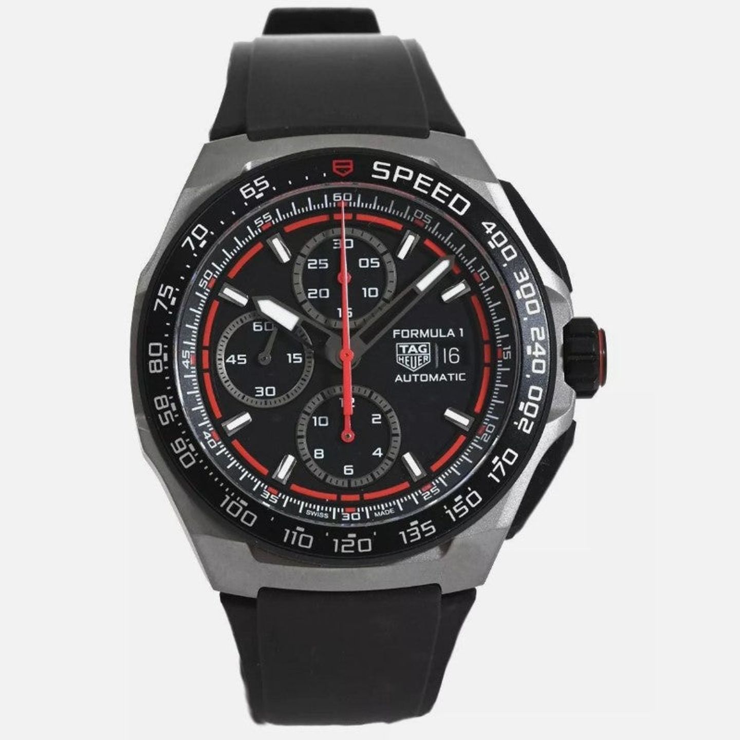 TAG Heuer Formula 1 CBZ2082.FT8096 (2025) - Zwart wijzerplaat 44mm Titanium (1/1)