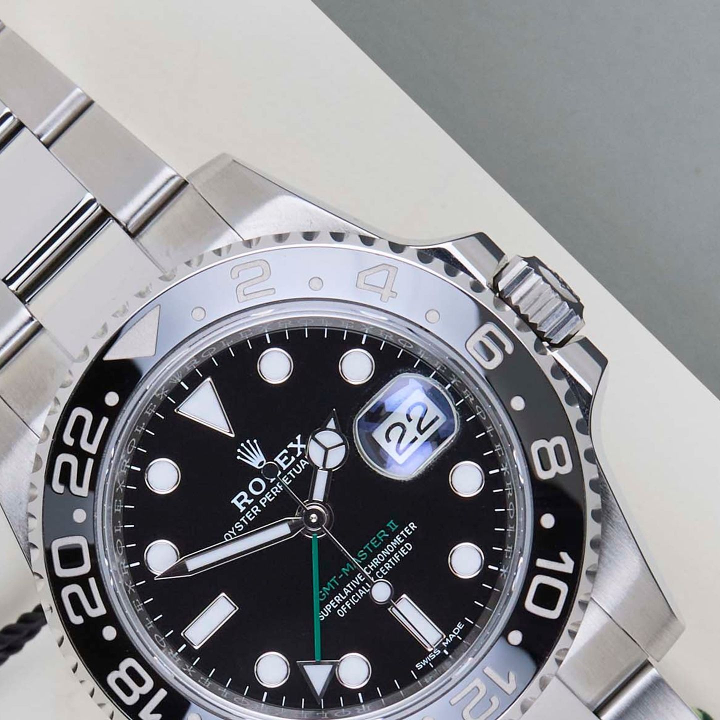 Rolex GMT-Master II 116710LN (2018) - Zwart wijzerplaat 40mm Staal (3/8)