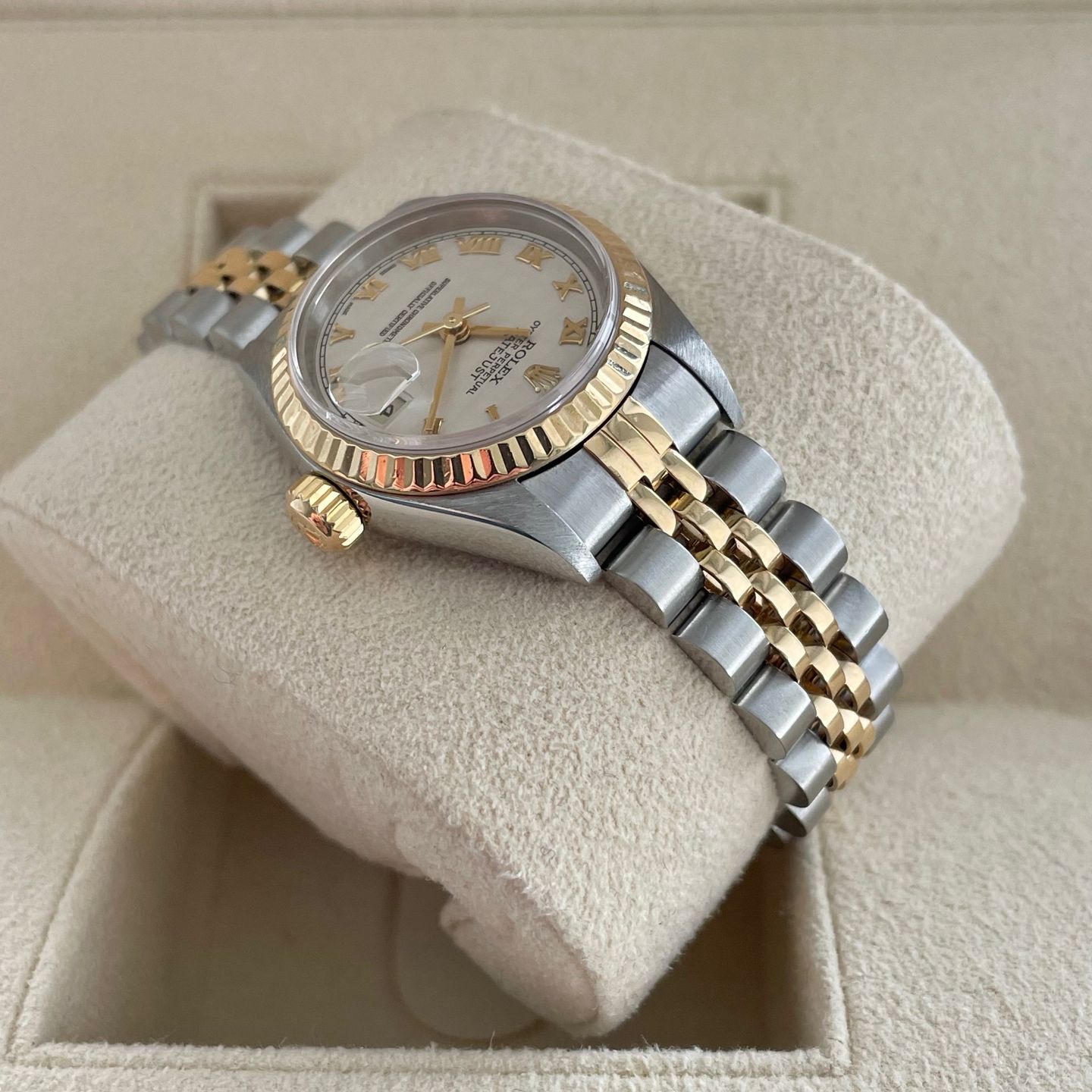Rolex Lady-Datejust 79173 (2001) - White dial 26 mm Gold/Steel case (3/7)