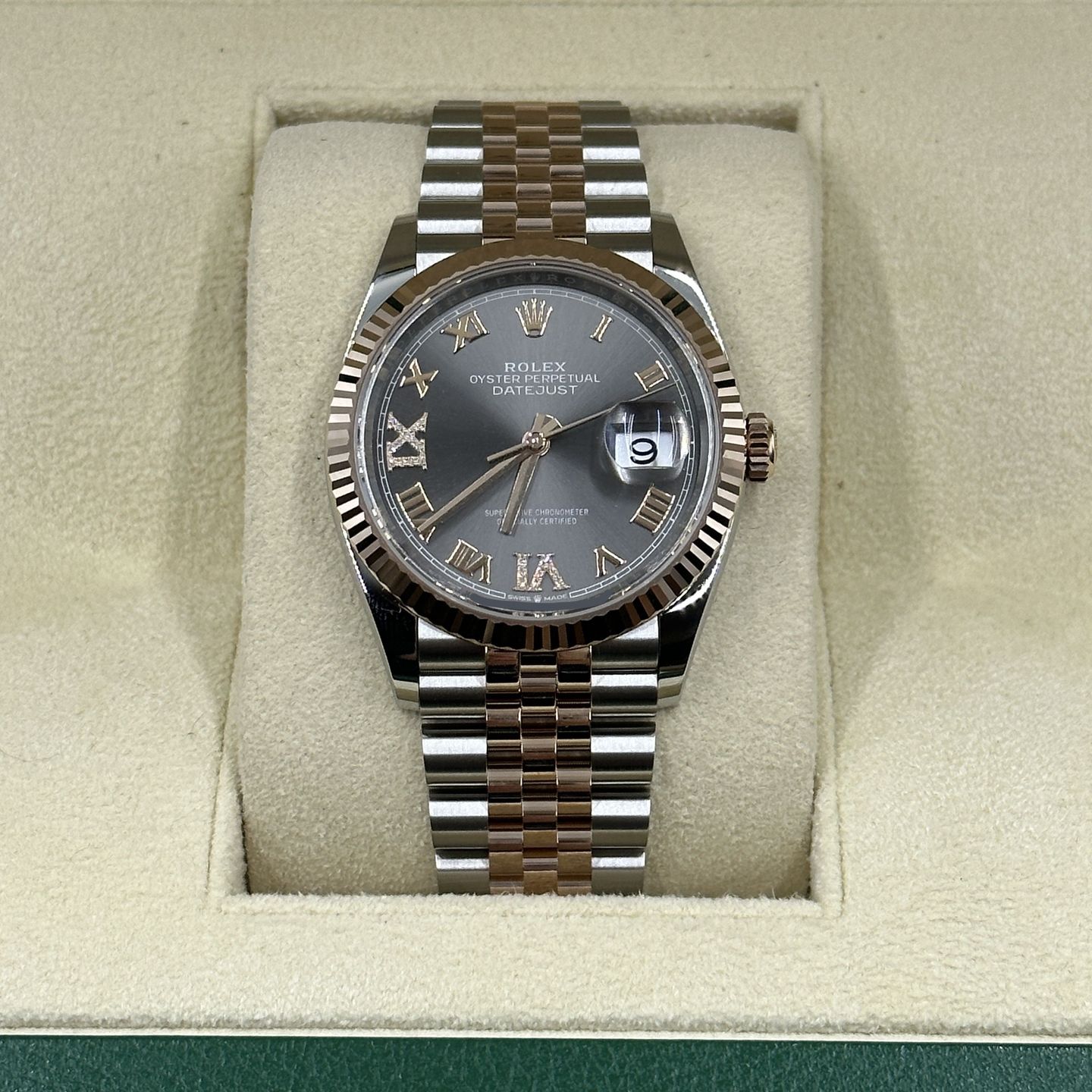 Rolex Datejust 36 126231 (2024) - Grey dial 36 mm Steel case (5/8)