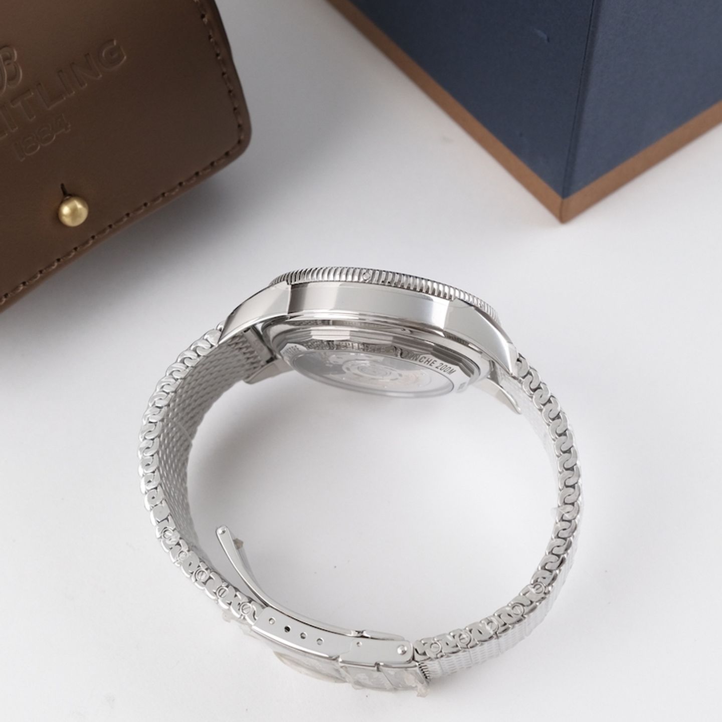 Breitling Superocean Heritage II Chronograph AB0162121C1A1 (2021) - Blauw wijzerplaat 44mm Staal (4/8)