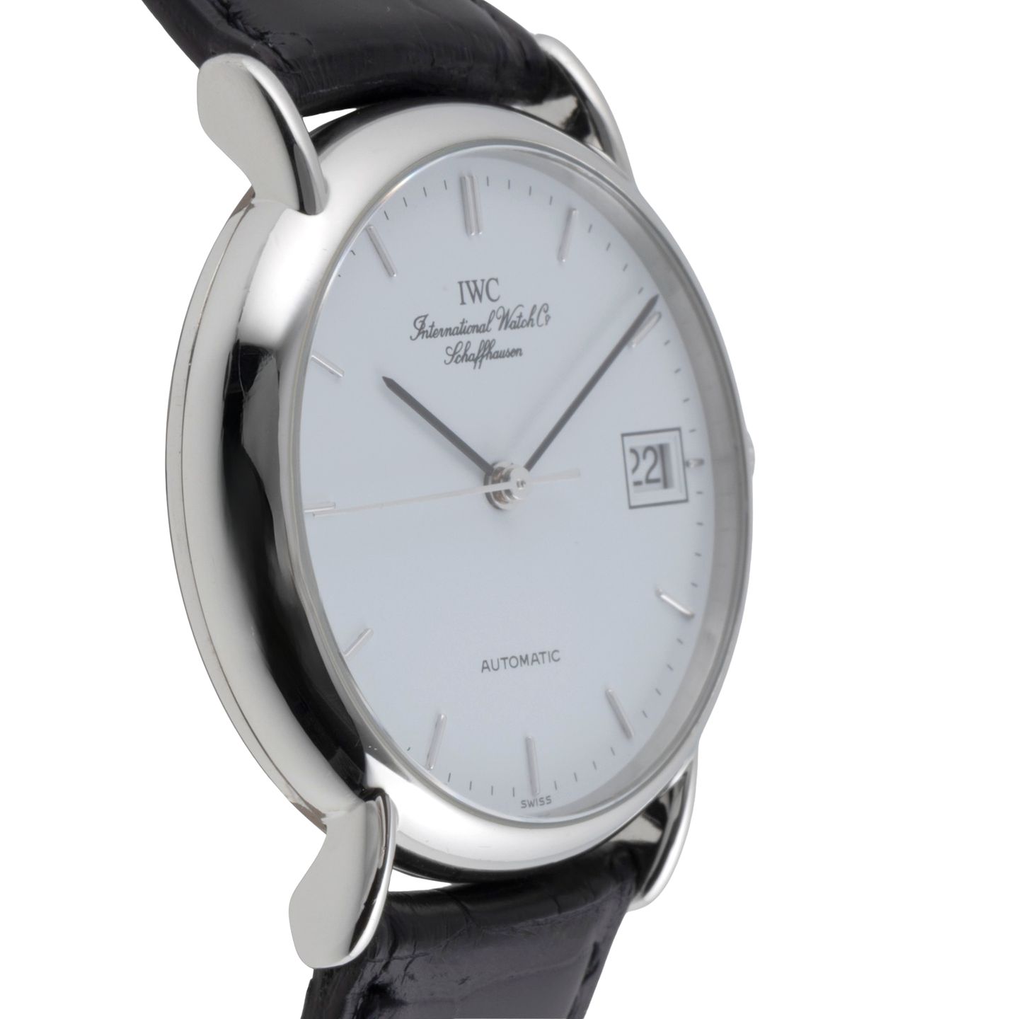 IWC Portofino Automatic IW351311 (Unknown (random serial)) - White dial 34 mm Steel case (7/8)