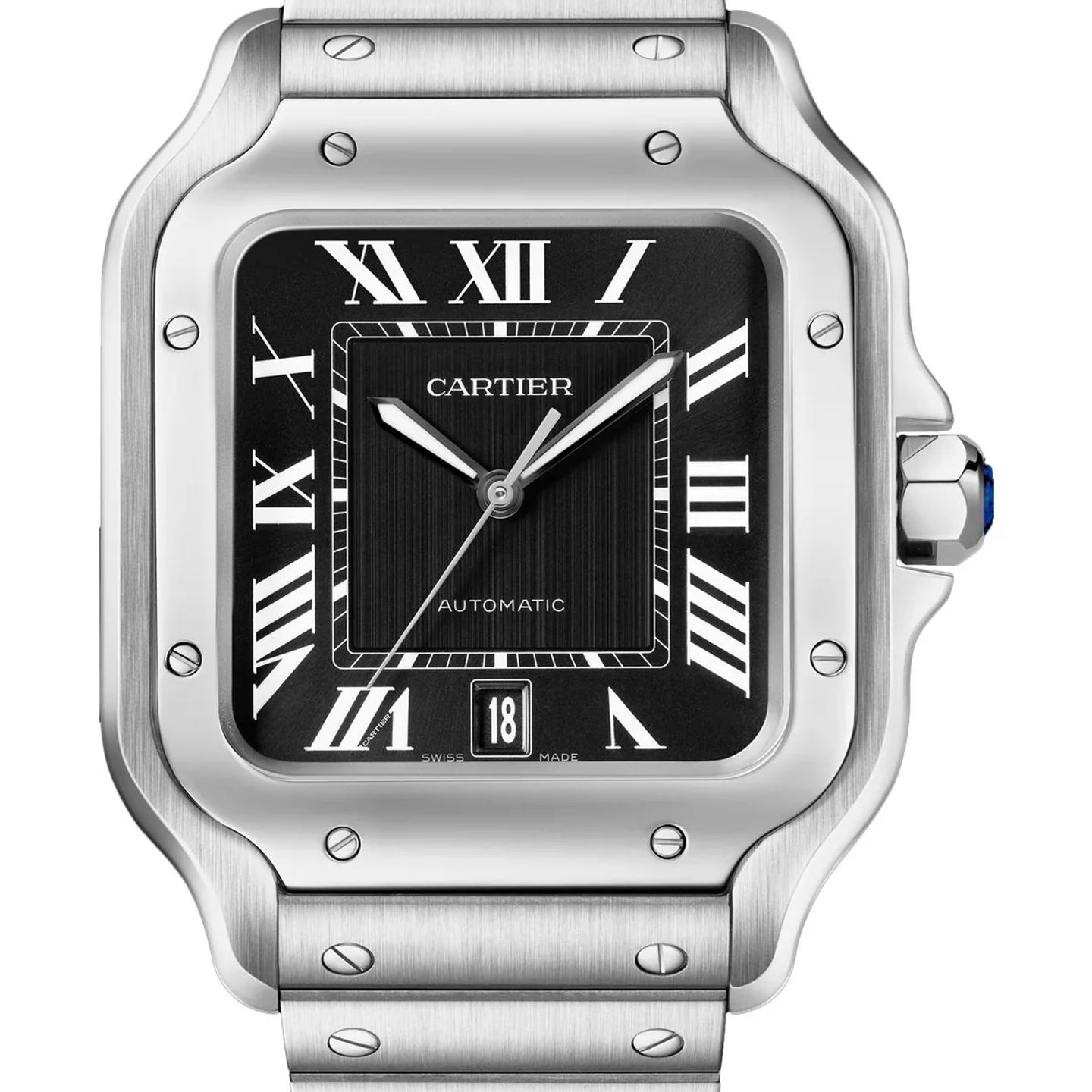 Cartier Santos WSSA0096 (2026) - Black dial Unknown Steel case (1/1)