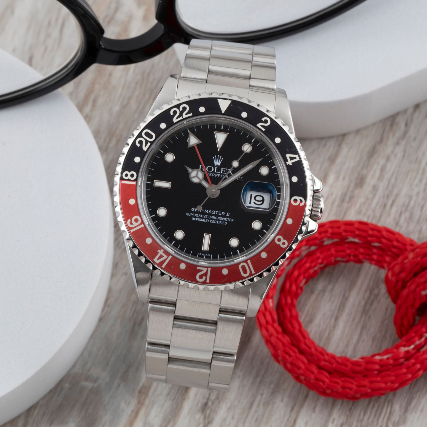 Rolex GMT-Master II 16710 (Unknown (random serial)) - 40 mm Steel case (1/8)