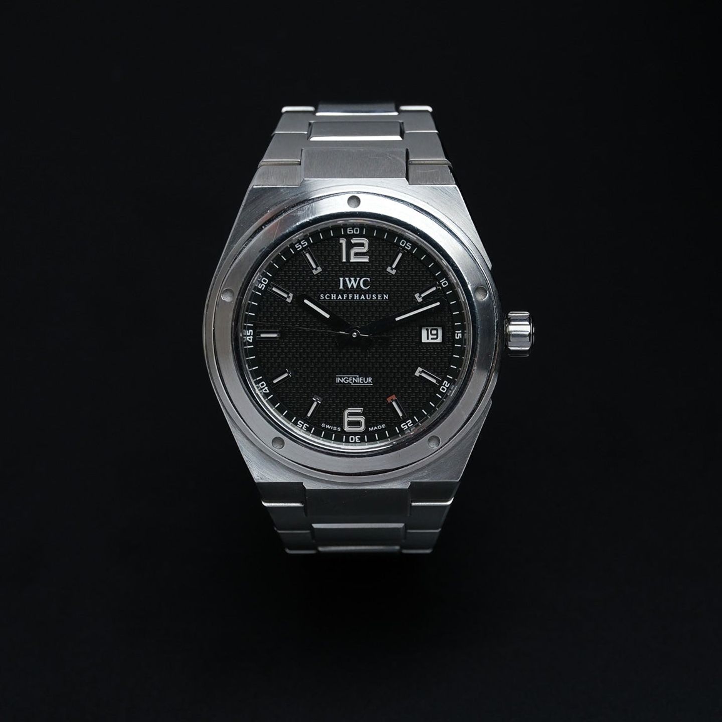 IWC Ingenieur Automatic IW322701 (2007) - Black dial 43 mm Steel case (3/12)