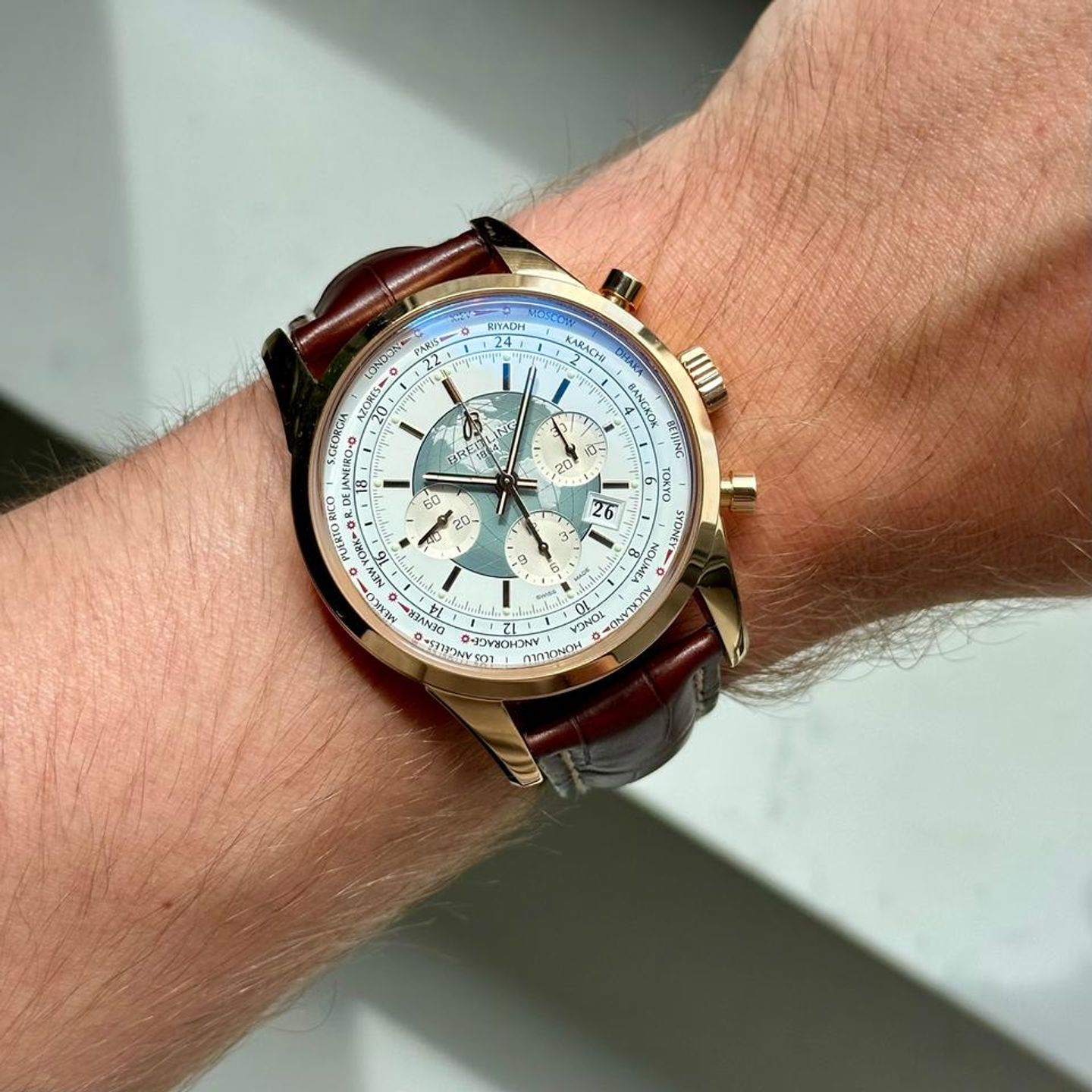 Breitling Transocean Chronograph Unitime RB0510U0/A733 - (2/8)