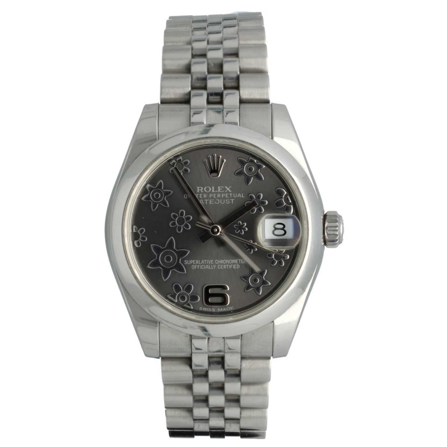 Rolex Datejust 31 178240 (2014) - Grey dial 31 mm Steel case (2/6)