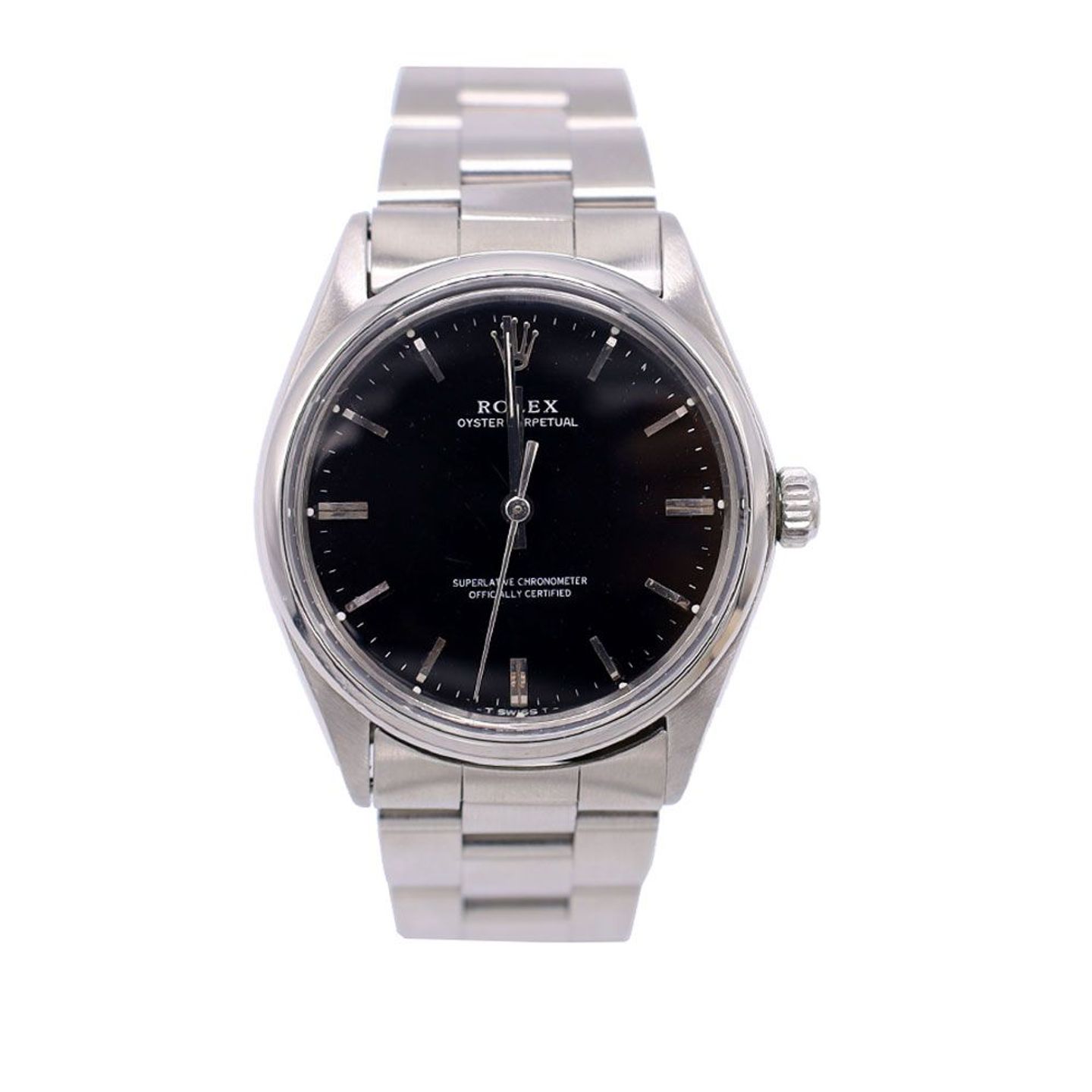 Rolex Oyster Perpetual 34 1002 (1974) - Black dial 34 mm Steel case (1/5)