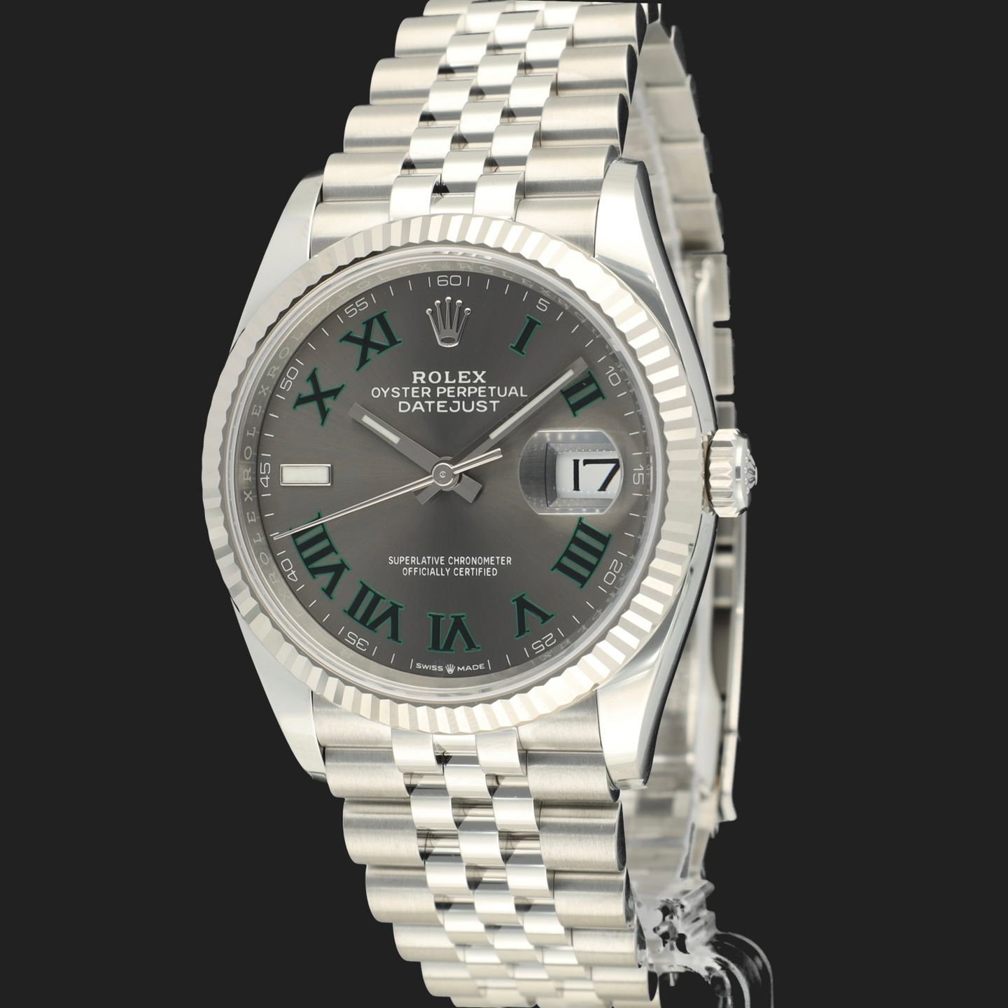 Rolex Datejust 36 126234 (2023) - Grey dial 36 mm Steel case (1/8)