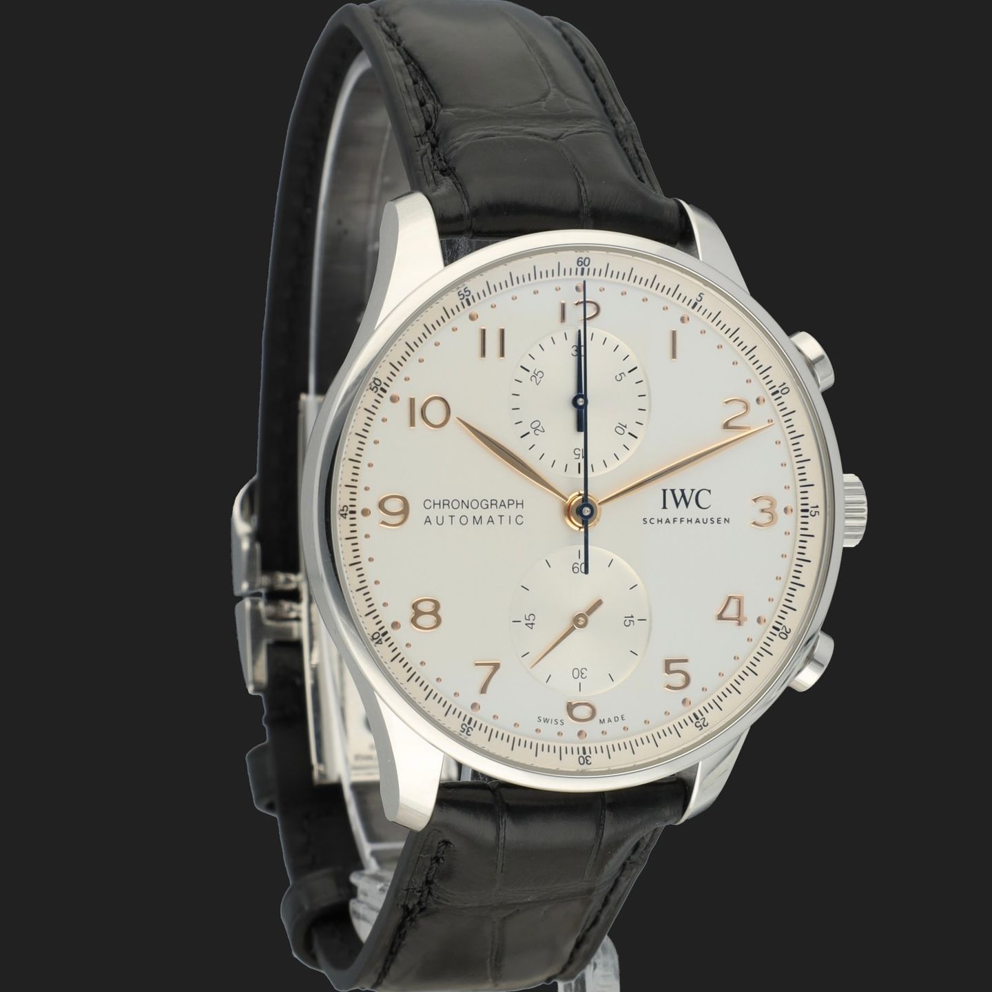 IWC Portuguese Chronograph IW371604 (2024) - Zilver wijzerplaat 41mm Staal (4/8)