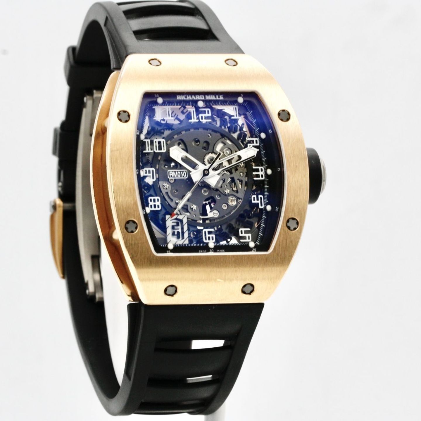 Richard Mille RM 010 RM010 (Onbekend (willekeurig serienummer)) - Transparant wijzerplaat 40mm Roségoud (1/1)